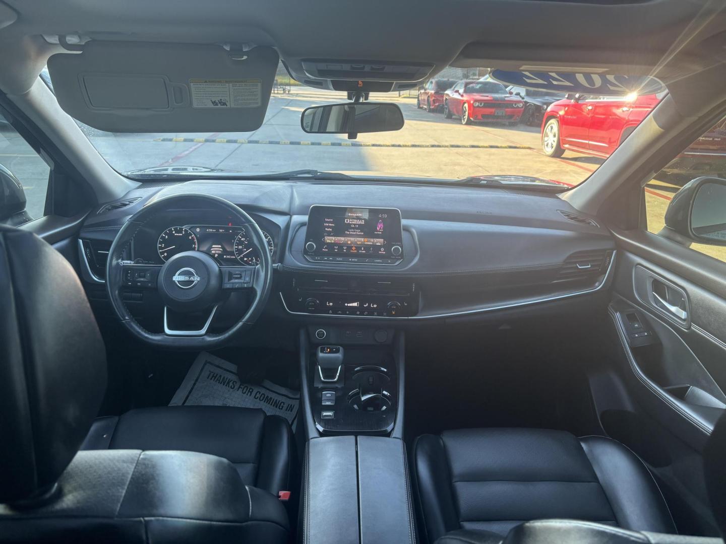 2022 Gray Nissan Rogue (5N1BT3BA0NC) with an VC-Turbo 1.5L I-3 gasoline direct injection engine, located at 2401 E Main St., Grand Prairie, TX, 75050, (972) 262-4440, 32.748981, -96.969643 - Photo#14