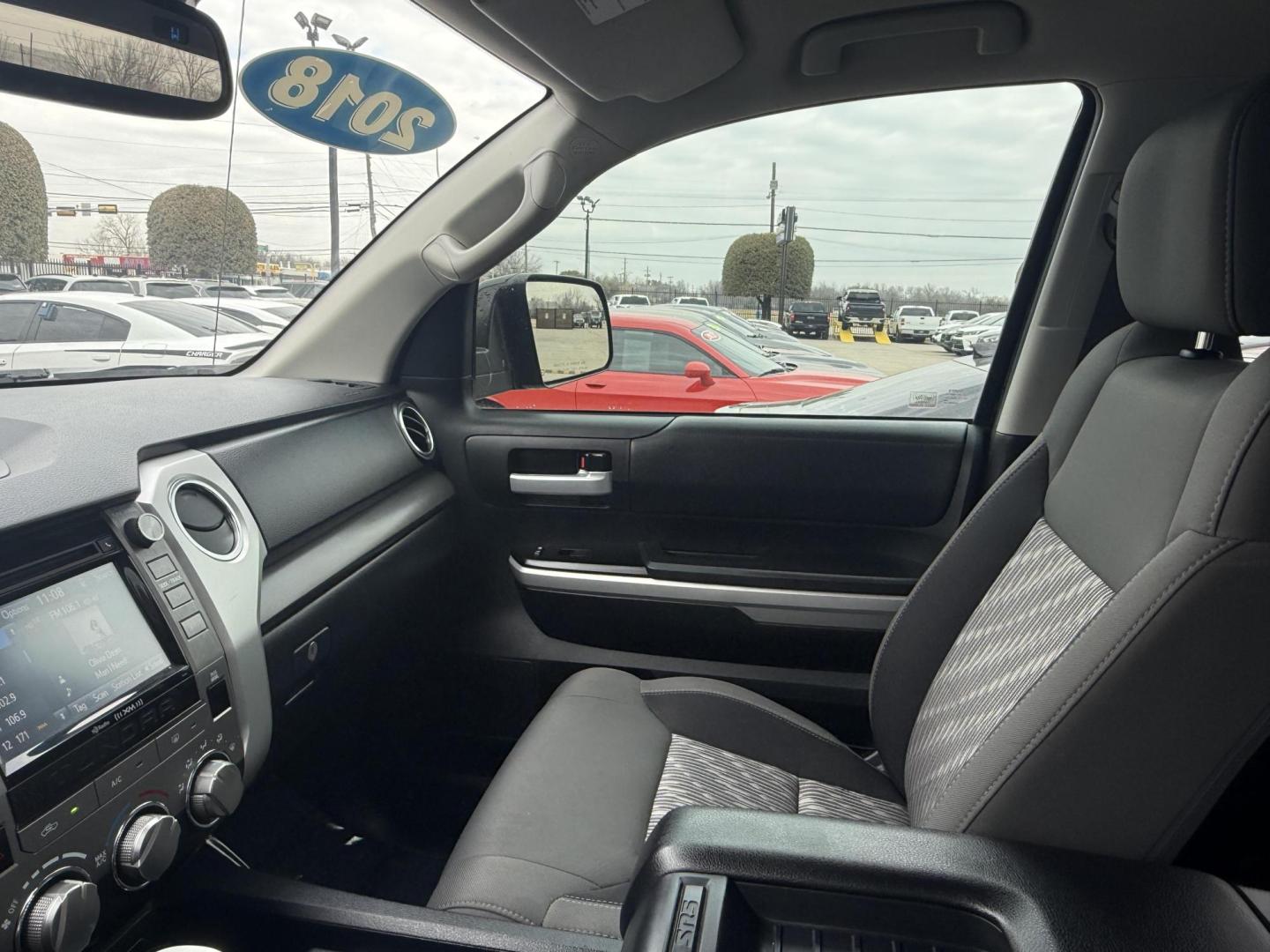 2018 Black Toyota Tundra (5TFDY5F13JX) with an I-FORCE 5.7L V-8 DOHC engine, located at 2401 E Main St., Grand Prairie, TX, 75050, (972) 262-4440, 32.748981, -96.969643 - Photo#18