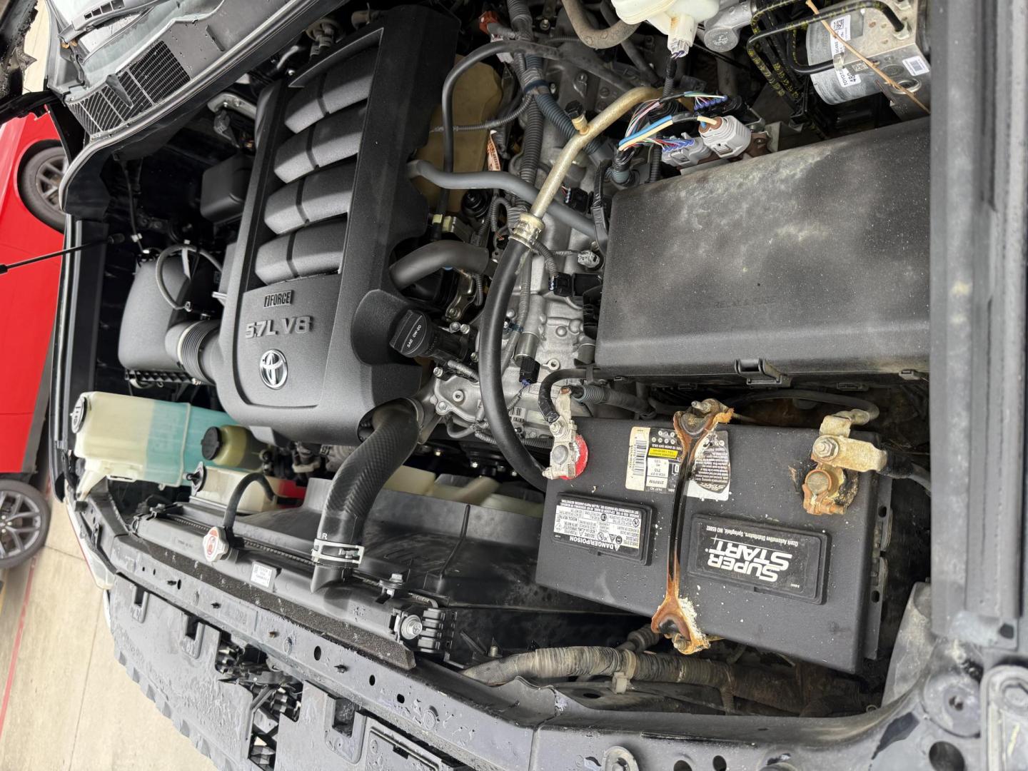 2018 Black Toyota Tundra (5TFDY5F13JX) with an I-FORCE 5.7L V-8 DOHC engine, located at 2401 E Main St., Grand Prairie, TX, 75050, (972) 262-4440, 32.748981, -96.969643 - Photo#28