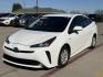 2021 Wind Chill Pearl /Black, cloth Harvest Beige, cloth Moonstone, cloth Toyota Prius 74087 (JTDKAMFU5M3) with an 1.8L L4 DOHC 16V HYBRID engine, Continuously Variable Transmission transmission, located at 2401 E Main St., Grand Prairie, TX, 75050, (972) 262-4440, 32.748981, -96.969643 - Photo#4