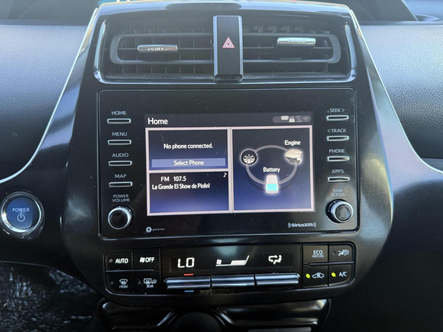 2021 Wind Chill Pearl /Black, cloth Harvest Beige, cloth Moonstone, cloth Toyota Prius 74087 (JTDKAMFU5M3) with an 1.8L L4 DOHC 16V HYBRID engine, Continuously Variable Transmission transmission, located at 2401 E Main St., Grand Prairie, TX, 75050, (972) 262-4440, 32.748981, -96.969643 - Photo#26