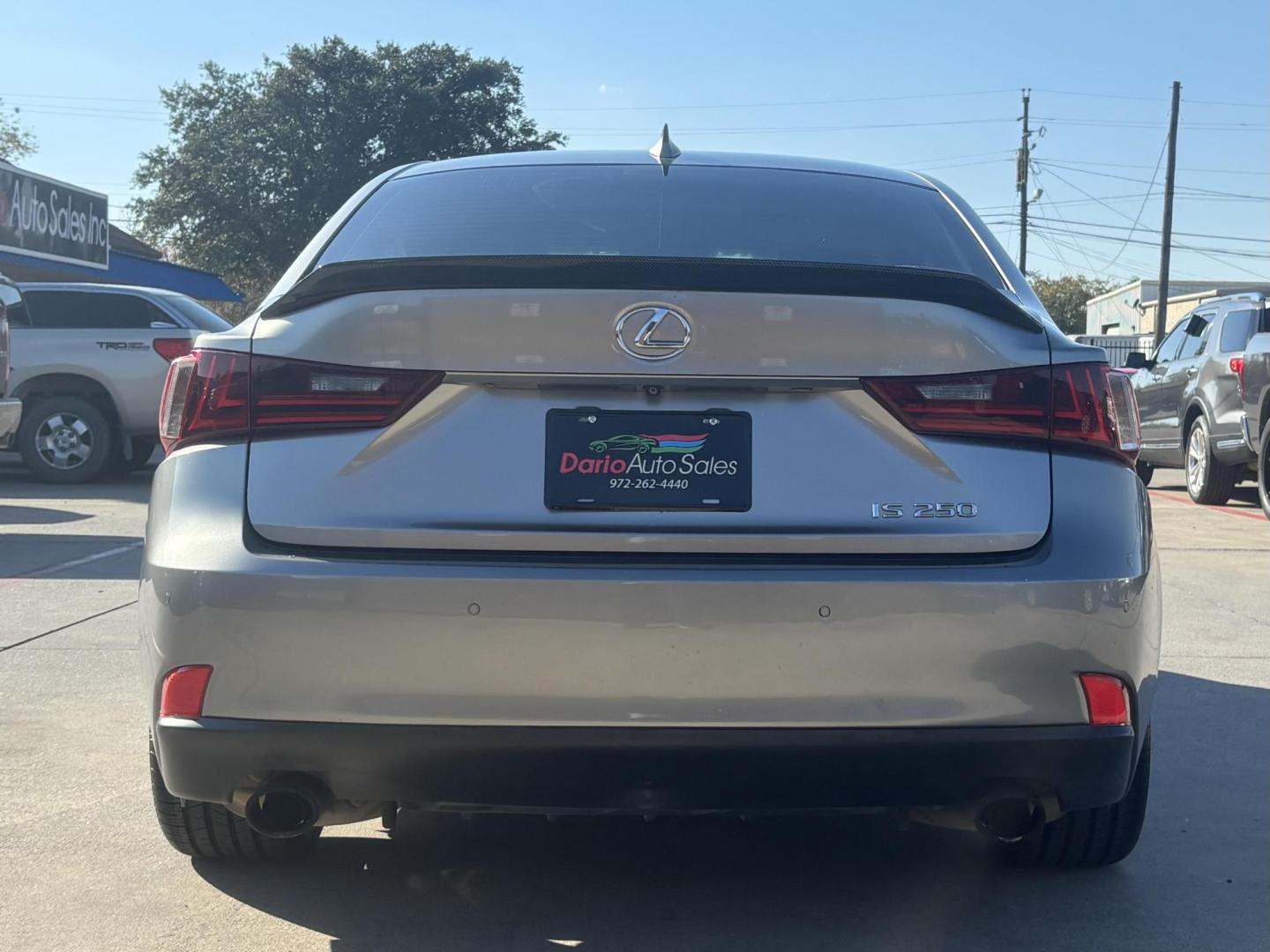 2014 Silver Lexus Is 250 (JTHBF1D25E5) with an 2.5L V6 engine, located at 2401 E Main St., Grand Prairie, TX, 75050, (972) 262-4440, 32.748981, -96.969643 - Photo#7