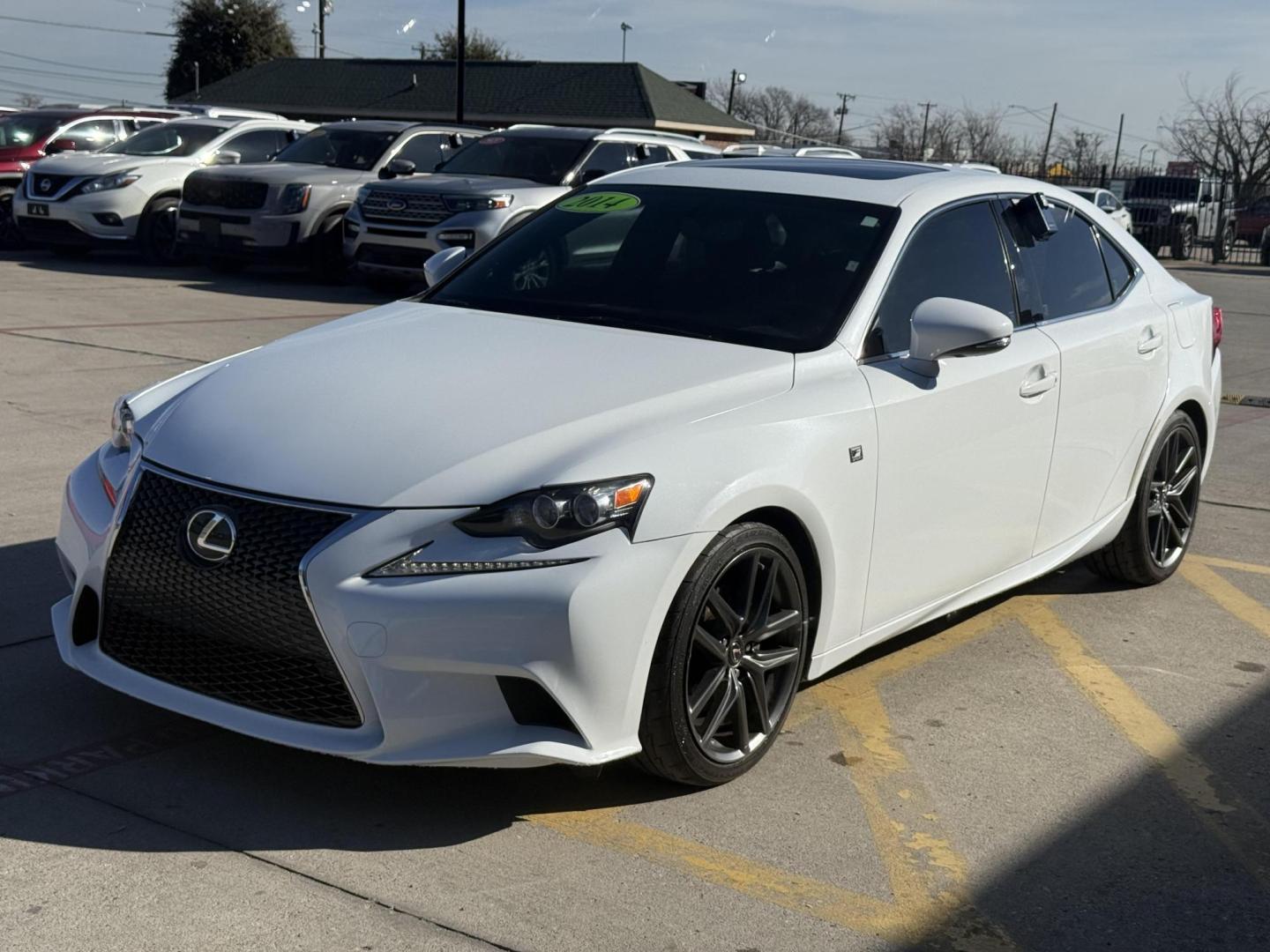 2014 White Lexus Is 250 (JTHBF1D2XE5) with an 2.5L V6 engine, located at 2401 E Main St., Grand Prairie, TX, 75050, (972) 262-4440, 32.748981, -96.969643 - Photo#0