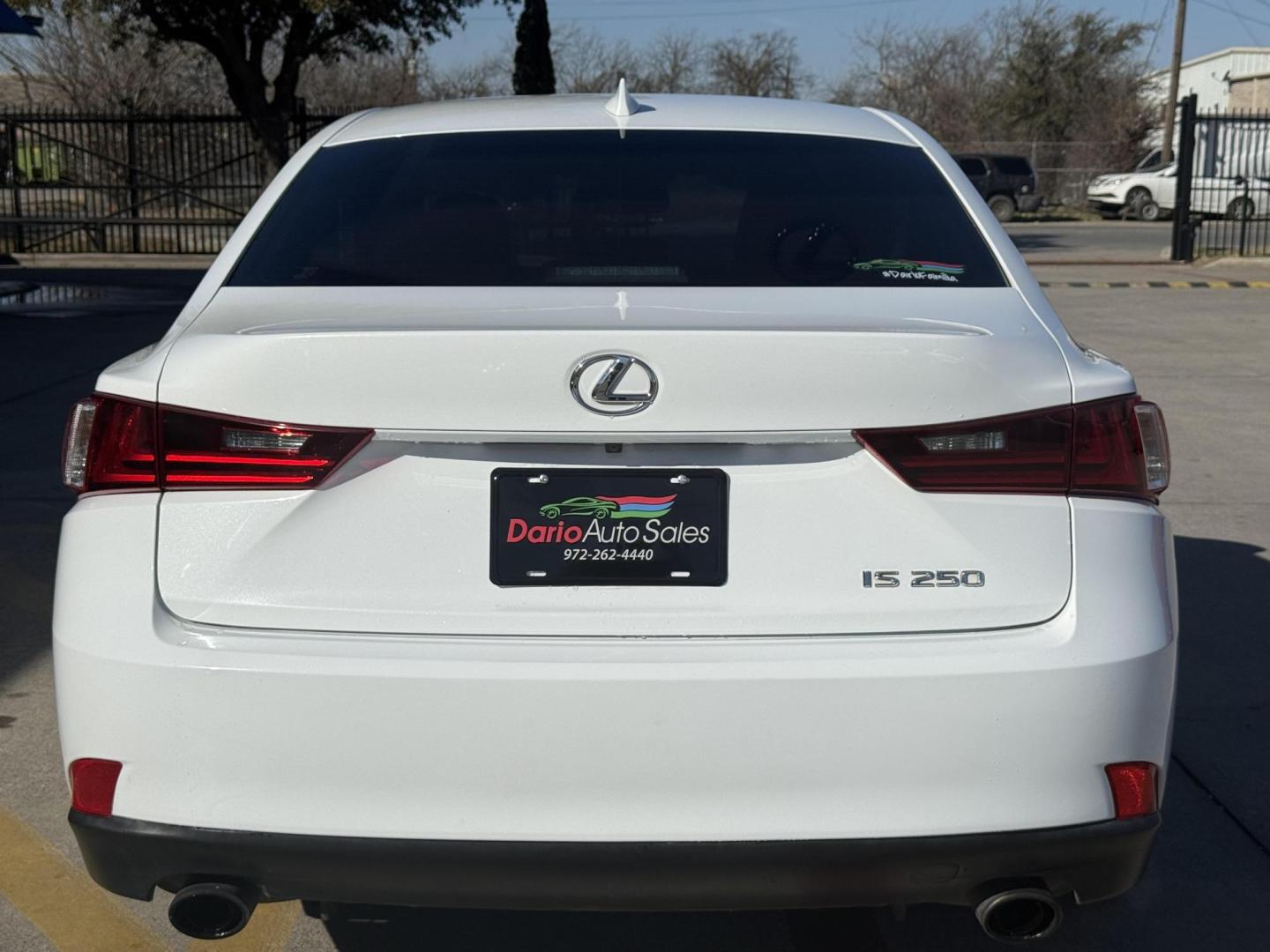 2014 White Lexus Is 250 (JTHBF1D2XE5) with an 2.5L V6 engine, located at 2401 E Main St., Grand Prairie, TX, 75050, (972) 262-4440, 32.748981, -96.969643 - Photo#14