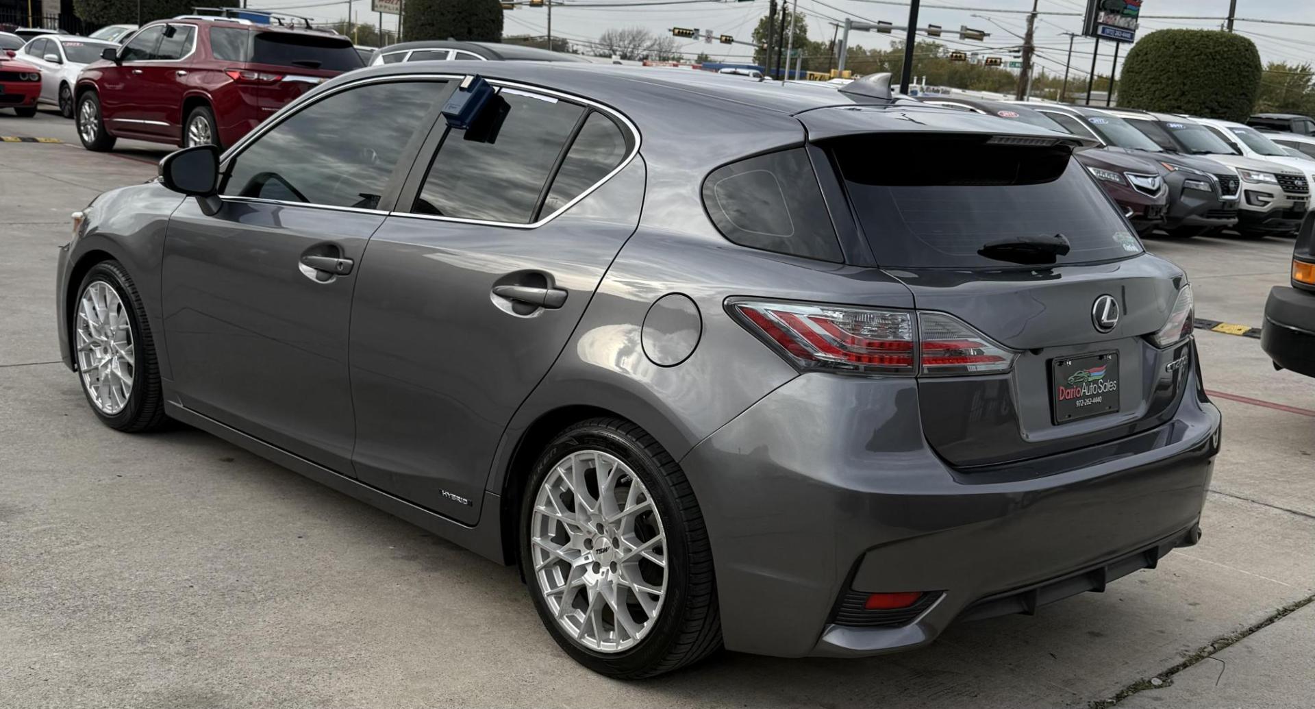 2017 Gray Lexus Ct 200H (JTHKD5BH4H2) with an 1.8L I4 F DOHC 16V engine, located at 2401 E Main St., Grand Prairie, TX, 75050, (972) 262-4440, 32.748981, -96.969643 - Photo#3