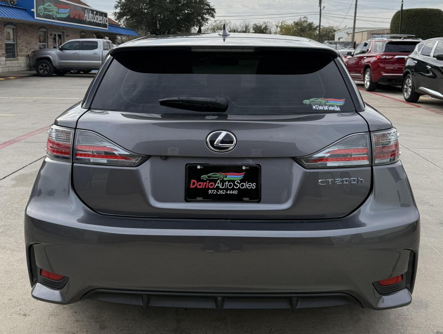 2017 Gray Lexus Ct 200H (JTHKD5BH4H2) with an 1.8L I4 F DOHC 16V engine, located at 2401 E Main St., Grand Prairie, TX, 75050, (972) 262-4440, 32.748981, -96.969643 - Photo#4