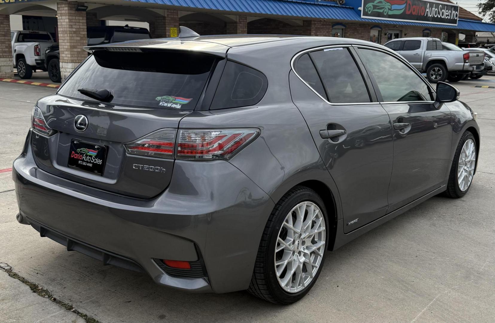 2017 Gray Lexus Ct 200H (JTHKD5BH4H2) with an 1.8L I4 F DOHC 16V engine, located at 2401 E Main St., Grand Prairie, TX, 75050, (972) 262-4440, 32.748981, -96.969643 - Photo#5