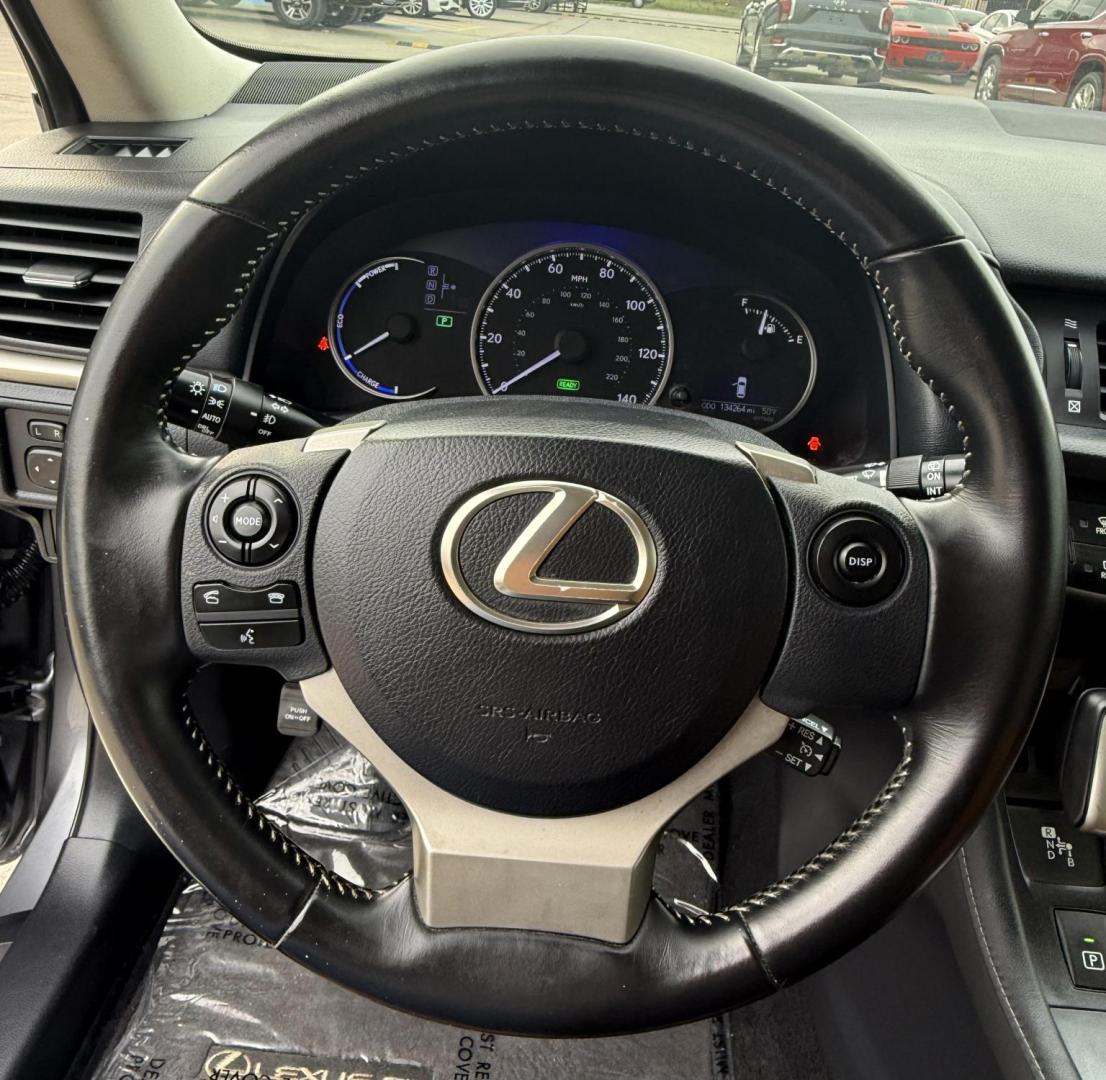 2017 Gray Lexus Ct 200H (JTHKD5BH4H2) with an 1.8L I4 F DOHC 16V engine, located at 2401 E Main St., Grand Prairie, TX, 75050, (972) 262-4440, 32.748981, -96.969643 - Photo#13