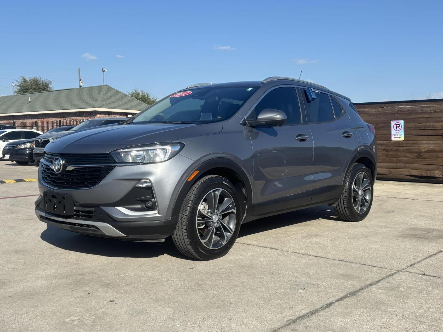 2021 Gray Buick Encore Gx (KL4MMDSL2MB) with an 1.3L I3 engine, located at 2401 E Main St., Grand Prairie, TX, 75050, (972) 262-4440, 32.748981, -96.969643 - Photo#0