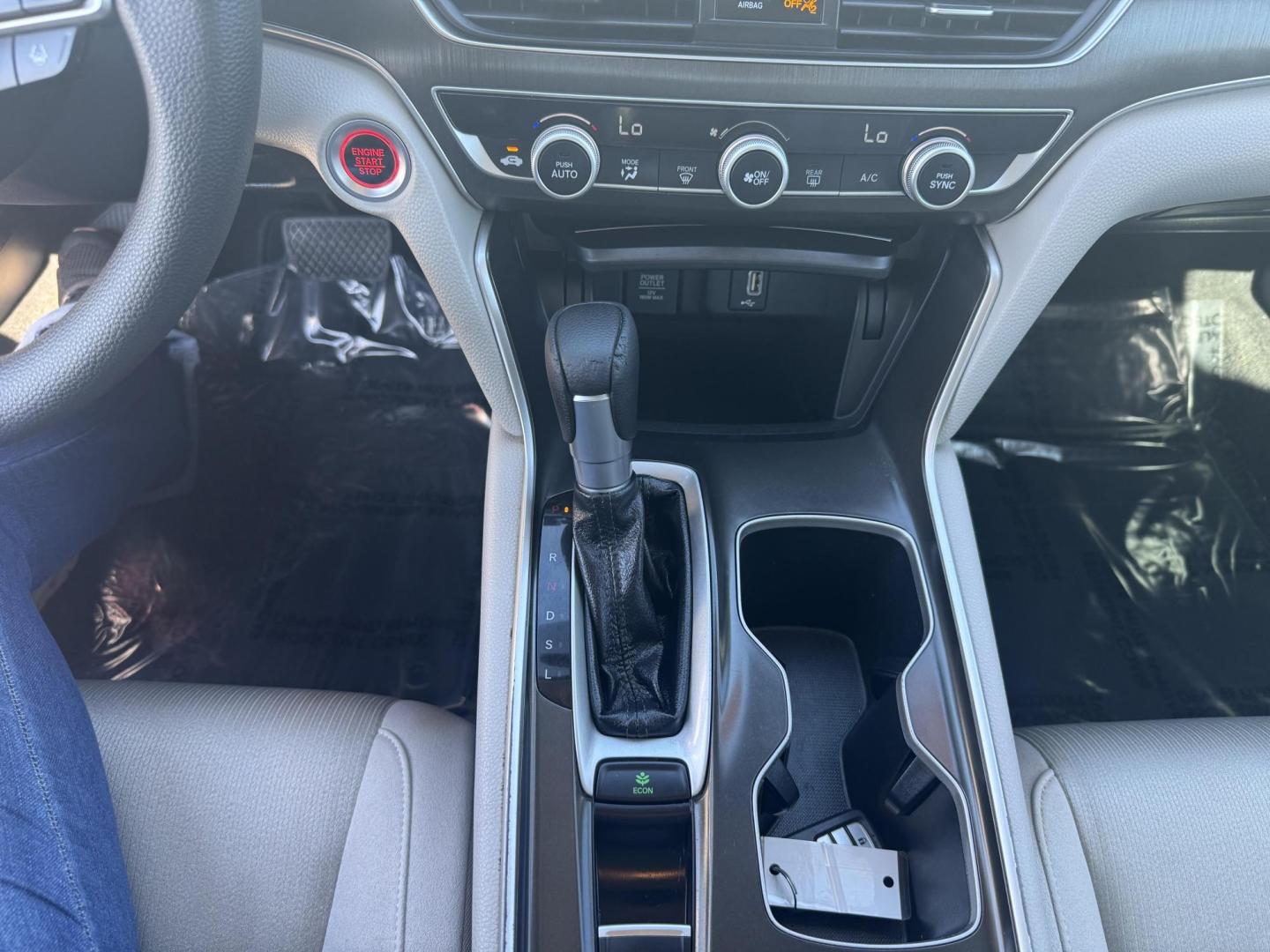 2018 Radiant Red Metallic /Black, cloth Gray, cloth Ivory, cloth Honda Accord 60219 (1HGCV1F18JA) with an 1.5L L4 DOHC 16V TURBO engine, Continuously Variable Transmission transmission, located at 2401 E Main St., Grand Prairie, TX, 75050, (972) 262-4440, 32.748981, -96.969643 - Photo#20