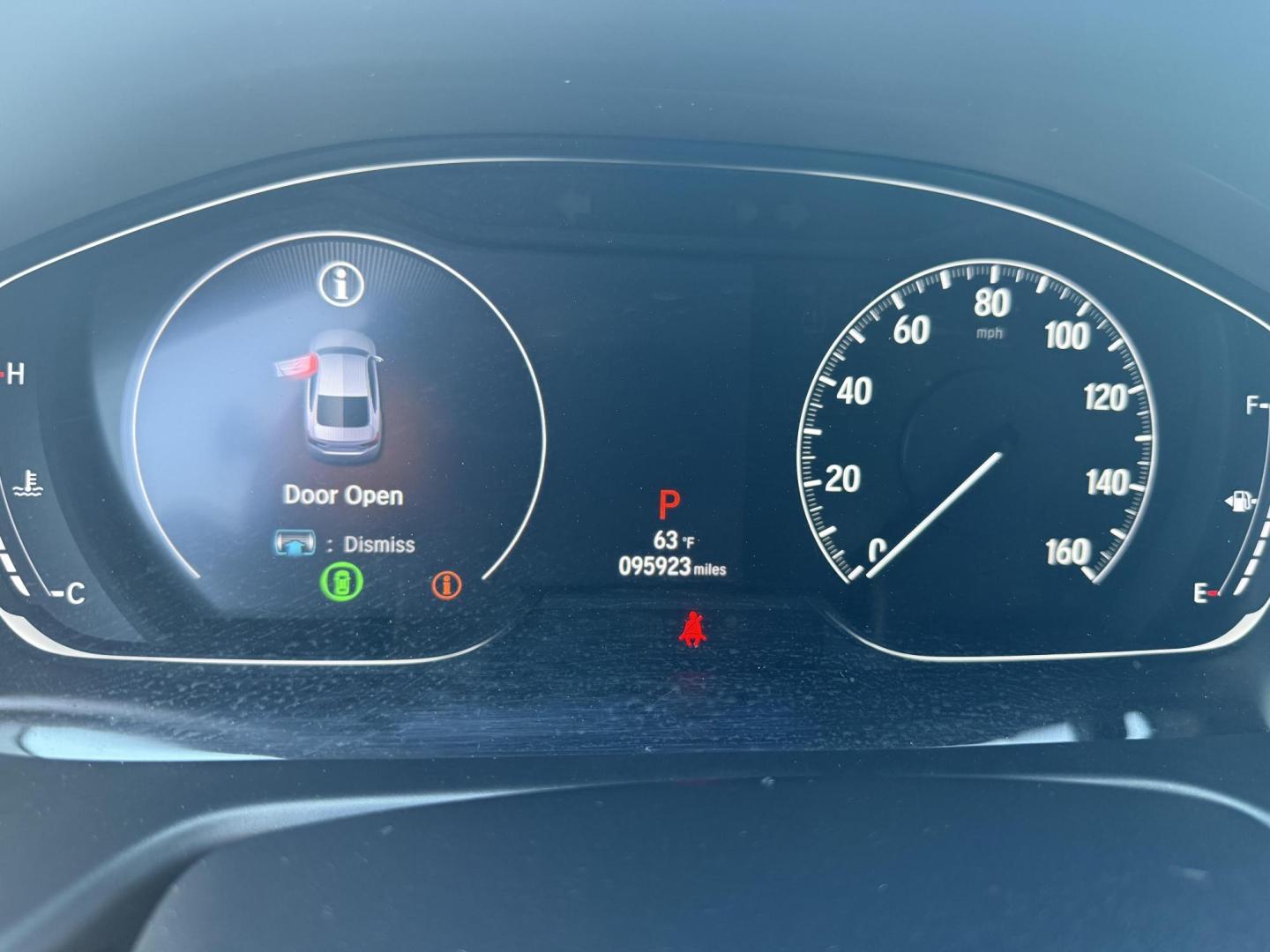 2018 Radiant Red Metallic /Black, cloth Gray, cloth Ivory, cloth Honda Accord 60219 (1HGCV1F18JA) with an 1.5L L4 DOHC 16V TURBO engine, Continuously Variable Transmission transmission, located at 2401 E Main St., Grand Prairie, TX, 75050, (972) 262-4440, 32.748981, -96.969643 - Photo#22