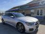 2019 Florett Silver Metallic /Black Valcona, premium leather Black, leather Okap Audi A6 67302 (WAUL2AF21KN) with an 3.0L V6 DOHC 24V engine, 7-Speed Automatic transmission, located at 2401 E Main St., Grand Prairie, TX, 75050, (972) 262-4440, 32.748981, -96.969643 - Photo#3