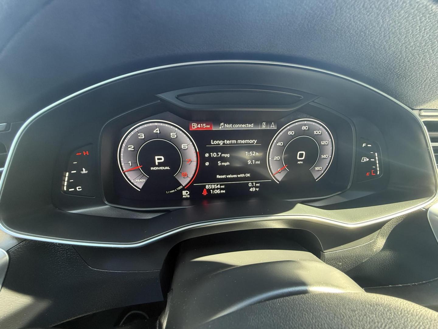 2019 Florett Silver Metallic /Black Valcona, premium leather Black, leather Okap Audi A6 67302 (WAUL2AF21KN) with an 3.0L V6 DOHC 24V engine, 7-Speed Automatic transmission, located at 2401 E Main St., Grand Prairie, TX, 75050, (972) 262-4440, 32.748981, -96.969643 - Photo#24