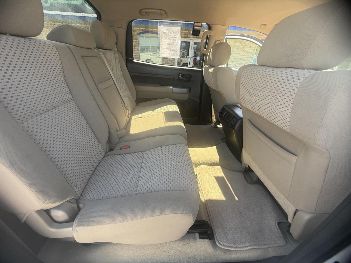 2011 Super White /Black Cloth Interior Graphite Cloth Interior Sand Toyota Tundra 41901 (5TFEM5F18BX) with an 4.6L V8 DOHC 32V engine, 5-Speed Automatic Overdrive transmission, located at 2401 E Main St., Grand Prairie, TX, 75050, (972) 262-4440, 32.748981, -96.969643 - Photo#3