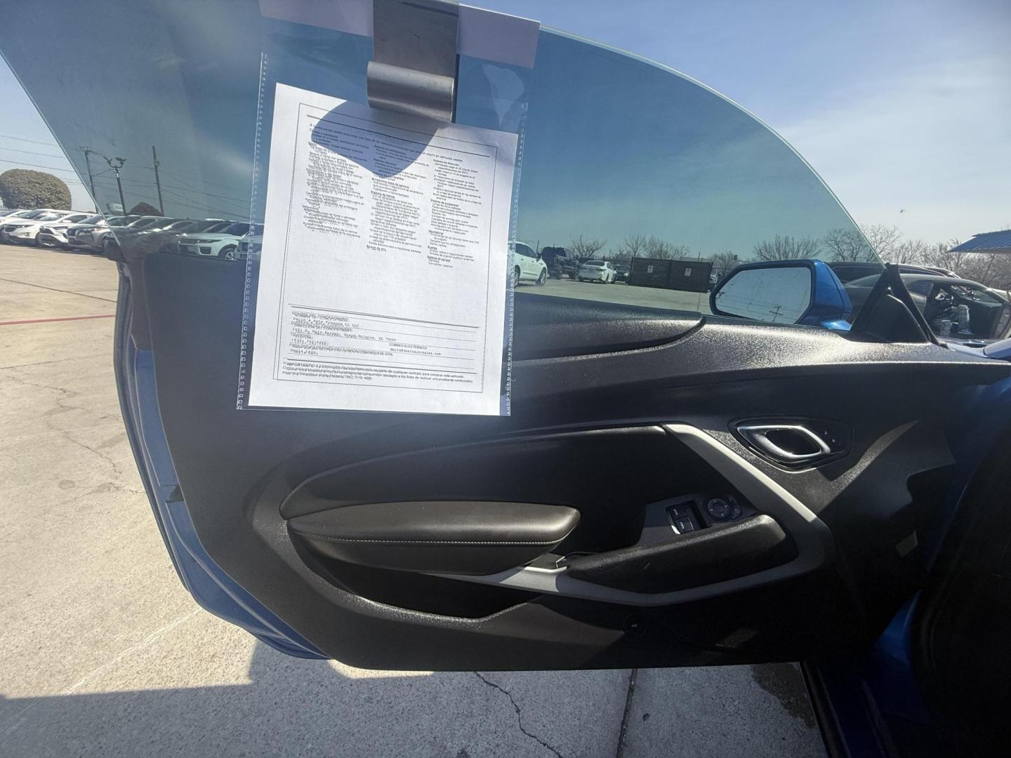 2016 Hyper Blue Metallic /Jet Black, cloth Medium Ash Gray, cloth Chevrolet Camaro 53901 (1G1FB1RX8G0) with an 2.0L L4 DOHC 16V TURBO engine, 6-Speed Automatic transmission, located at 2401 E Main St., Grand Prairie, TX, 75050, (972) 262-4440, 32.748981, -96.969643 - Photo#15