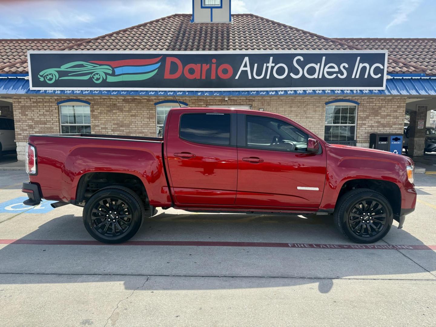 2021 Red Gmc Canyon (1GTG5CEN8M1) , located at 2401 E Main St., Grand Prairie, TX, 75050, (972) 262-4440, 32.748981, -96.969643 - Photo#1