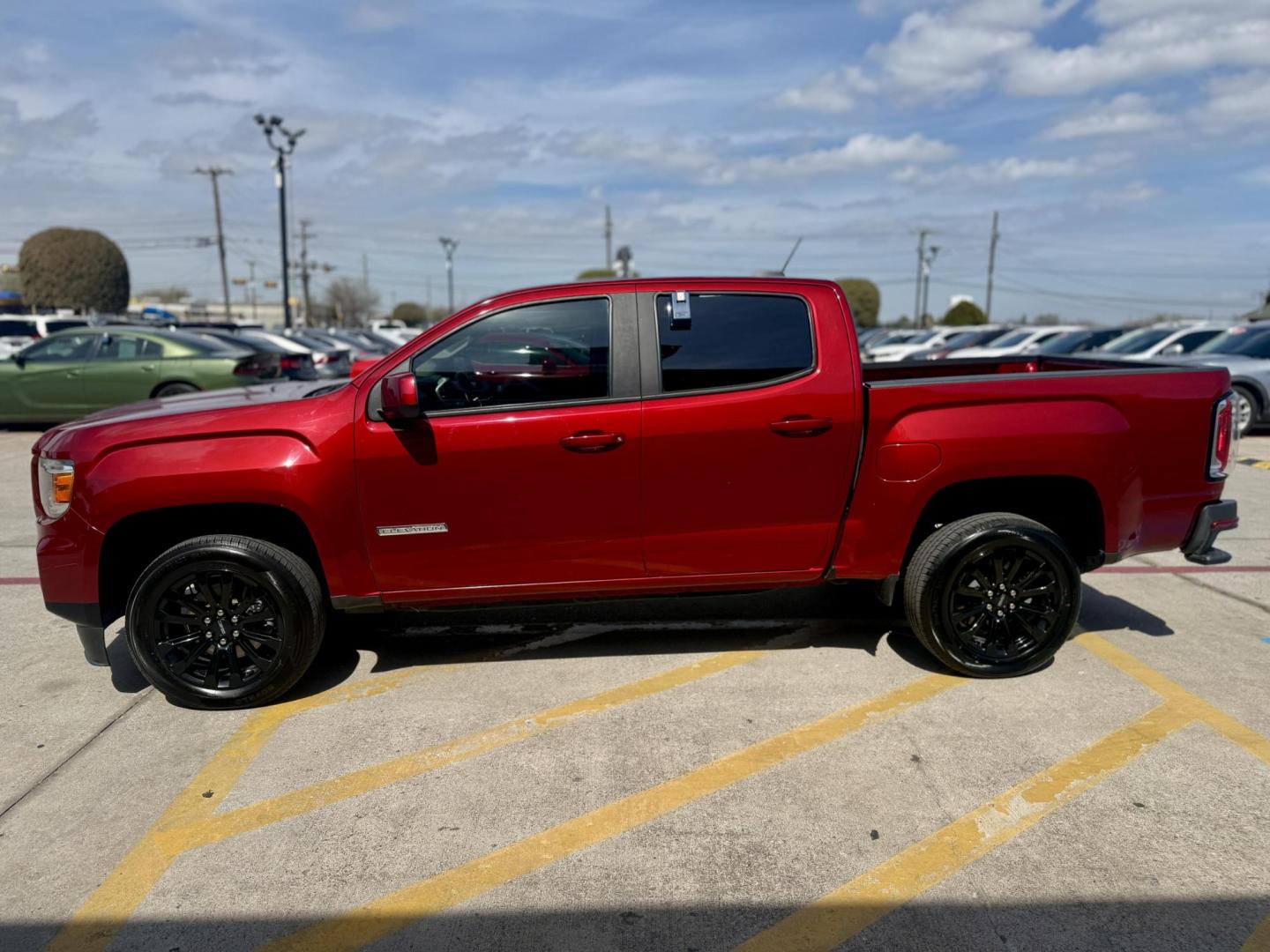 2021 Red Gmc Canyon (1GTG5CEN8M1) , located at 2401 E Main St., Grand Prairie, TX, 75050, (972) 262-4440, 32.748981, -96.969643 - Photo#4