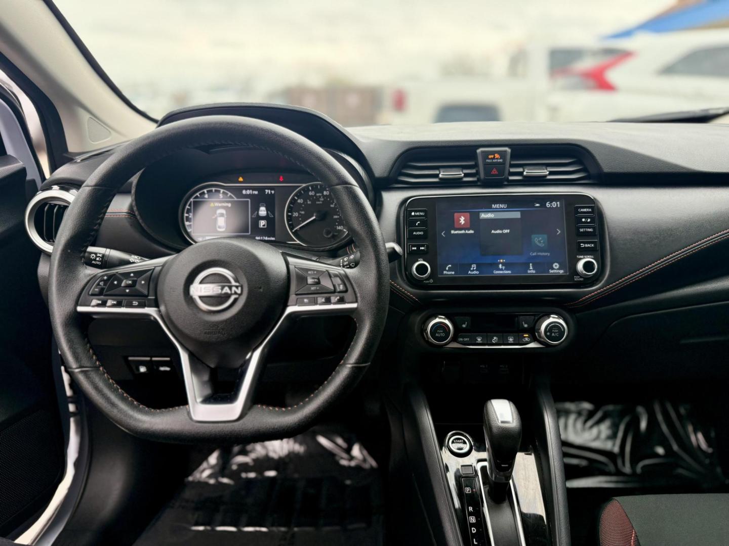 2024 Gray Sky Pearl /Graphite Nissan Versa 83990 (3N1CN8FV4RL) with an 1.6L L4 DOHC 16V engine, Continuously Variable Transmission transmission, located at 2401 E Main St., Grand Prairie, TX, 75050, (972) 262-4440, 32.748981, -96.969643 - Photo#14