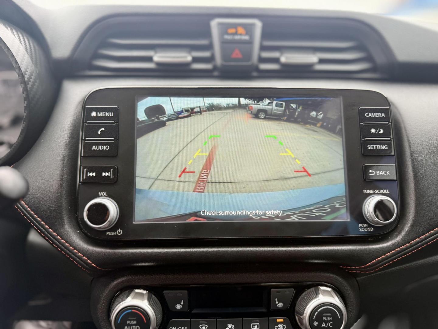 2024 Gray Sky Pearl /Graphite Nissan Versa 83990 (3N1CN8FV4RL) with an 1.6L L4 DOHC 16V engine, Continuously Variable Transmission transmission, located at 2401 E Main St., Grand Prairie, TX, 75050, (972) 262-4440, 32.748981, -96.969643 - Photo#17