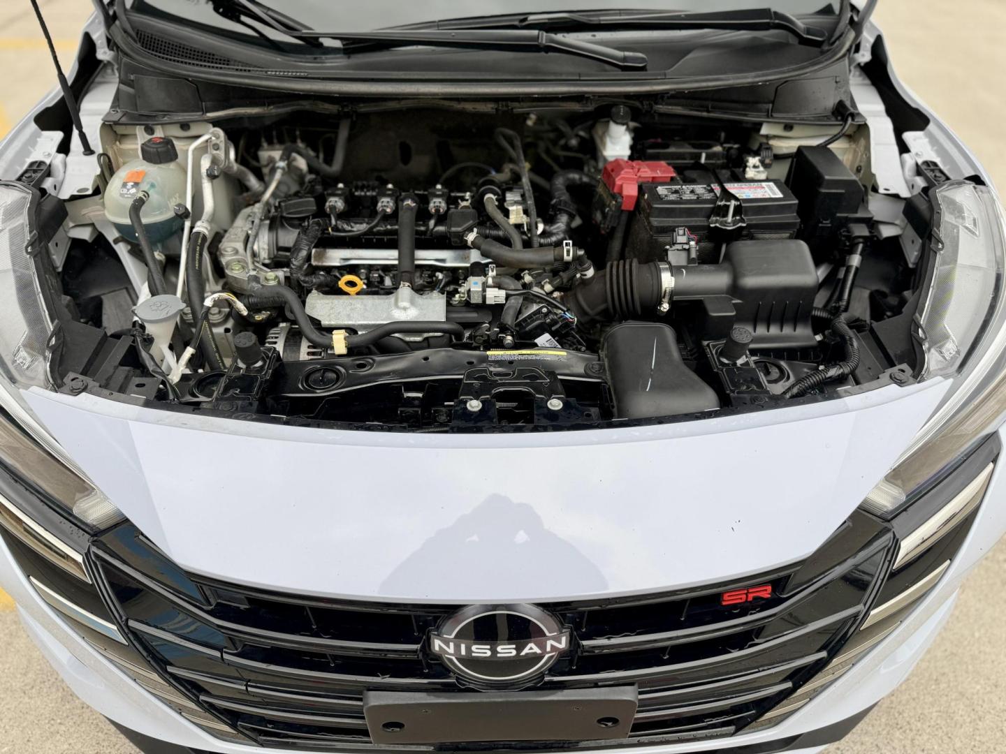 2024 Gray Sky Pearl /Graphite Nissan Versa 83990 (3N1CN8FV4RL) with an 1.6L L4 DOHC 16V engine, Continuously Variable Transmission transmission, located at 2401 E Main St., Grand Prairie, TX, 75050, (972) 262-4440, 32.748981, -96.969643 - Photo#25