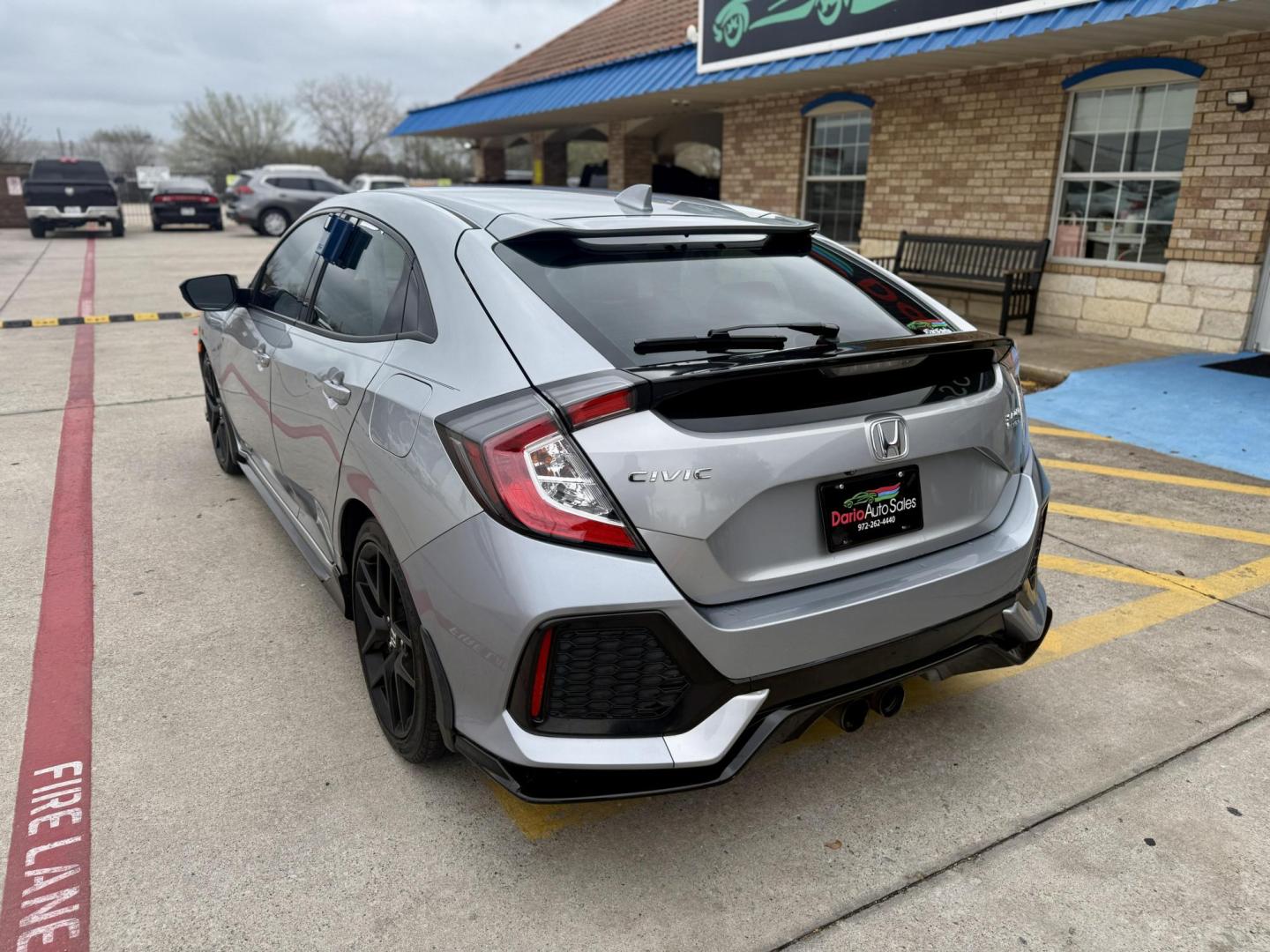 2019 Crystal Black Pearl /Black, leather Black/Ivory, leather Honda Civic 67001 (SHHFK7H90KU) with an 1.5L L4 DOHC 16V engine, Continuously Variable Transmission transmission, located at 2401 E Main St., Grand Prairie, TX, 75050, (972) 262-4440, 32.748981, -96.969643 - Photo#2