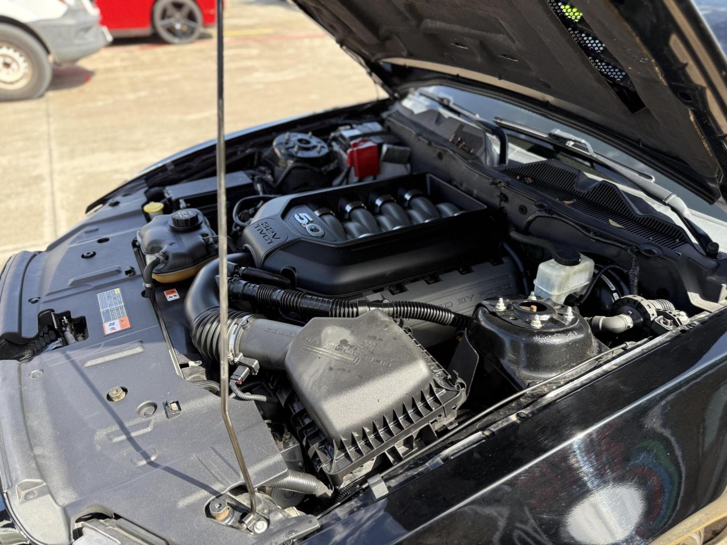 2014 /Charcoal Black Charcoal Black Medium Stone Ford Mustang 47327 (1ZVBP8CF3E5) with an 5.0L V8 DOHC 32V engine, 6-Speed Automatic6-Speed Manual transmission, located at 2401 E Main St., Grand Prairie, TX, 75050, (972) 262-4440, 32.748981, -96.969643 - Photo#21