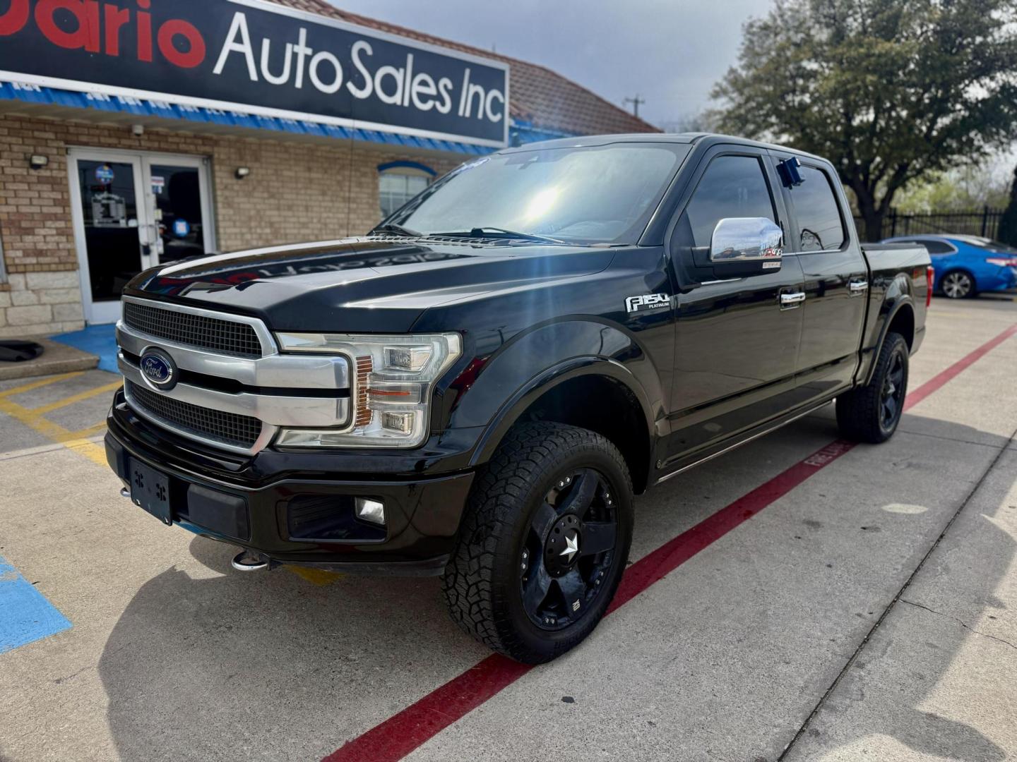2018 Shadow Black/Magnetic Metallic /Black, leather Dark Marsala, leather Ford F-150 58802 (1FTEW1EG8JF) with an 3.5L V6 TURBO engine, 6-Speed Automatic transmission, located at 2401 E Main St., Grand Prairie, TX, 75050, (972) 262-4440, 32.748981, -96.969643 - Photo#0