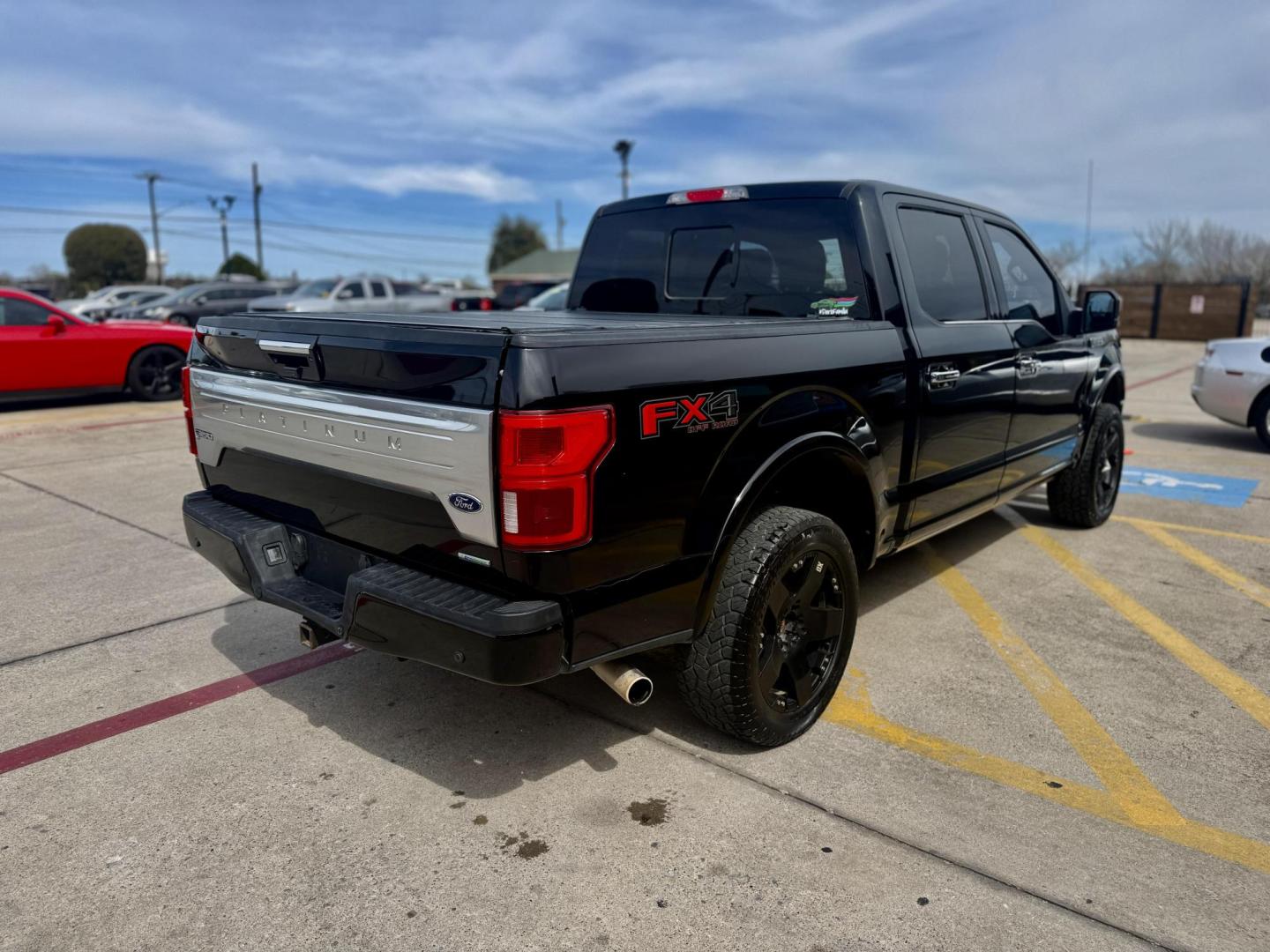 2018 Shadow Black/Magnetic Metallic /Black, leather Dark Marsala, leather Ford F-150 58802 (1FTEW1EG8JF) with an 3.5L V6 TURBO engine, 6-Speed Automatic transmission, located at 2401 E Main St., Grand Prairie, TX, 75050, (972) 262-4440, 32.748981, -96.969643 - Photo#5