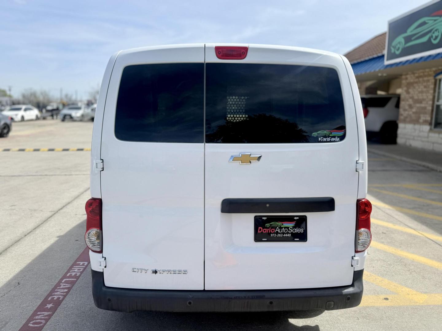 2015 Designer White /Medium Pewter Chevrolet City Express 49816 (3N63M0ZN2FK) with an 2.0L L4 DOHC 16V engine, Continuously Variable Transmission transmission, located at 2401 E Main St., Grand Prairie, TX, 75050, (972) 262-4440, 32.748981, -96.969643 - Photo#13