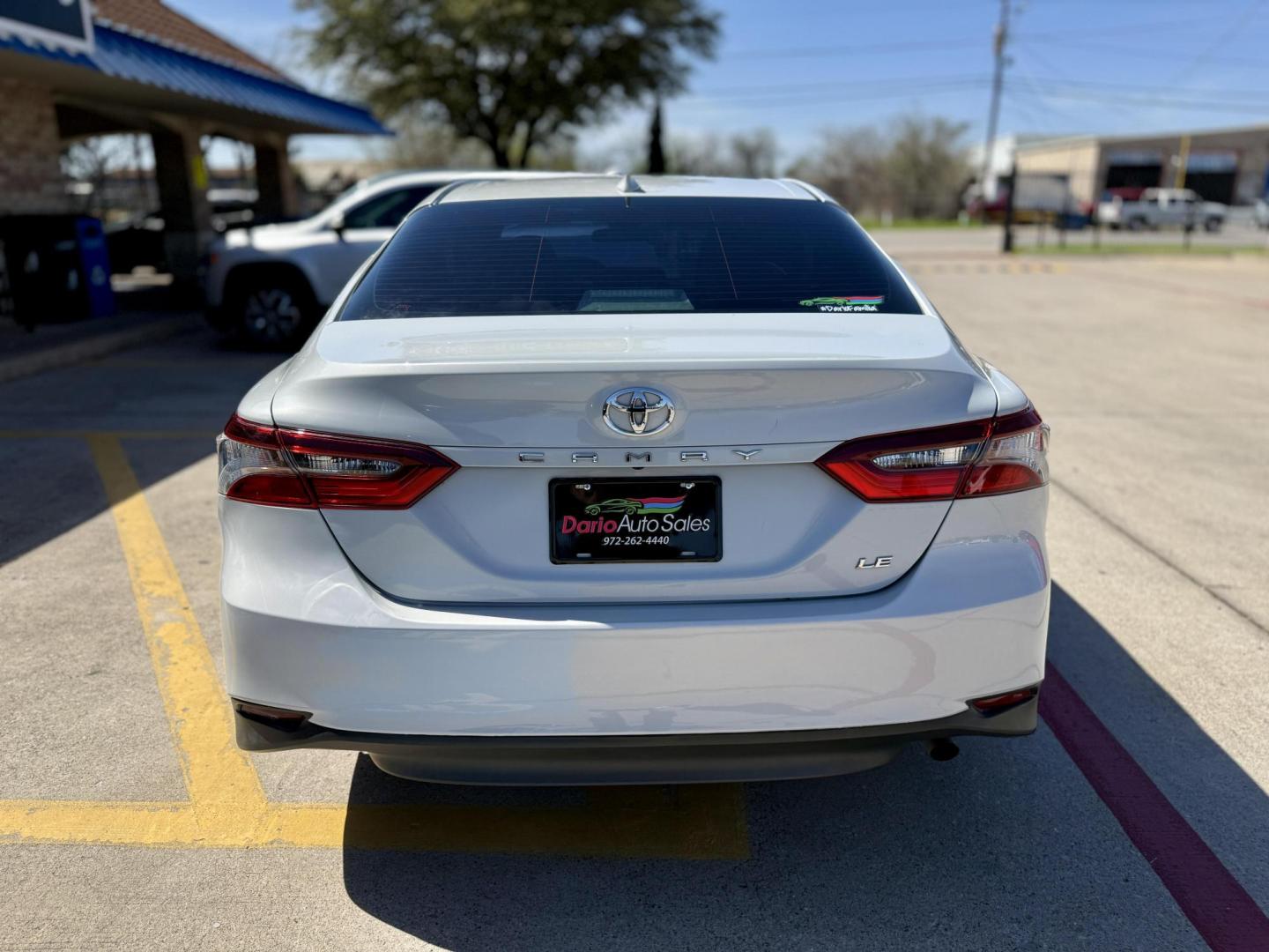 2023 Ice Cap /Macadamia Black Ash Toyota Camry 79444 (4T1C11AK1PU) with an 2.5L L4 DOHC 16V engine, 8-Speed Automatic transmission, located at 2401 E Main St., Grand Prairie, TX, 75050, (972) 262-4440, 32.748981, -96.969643 - Photo#6