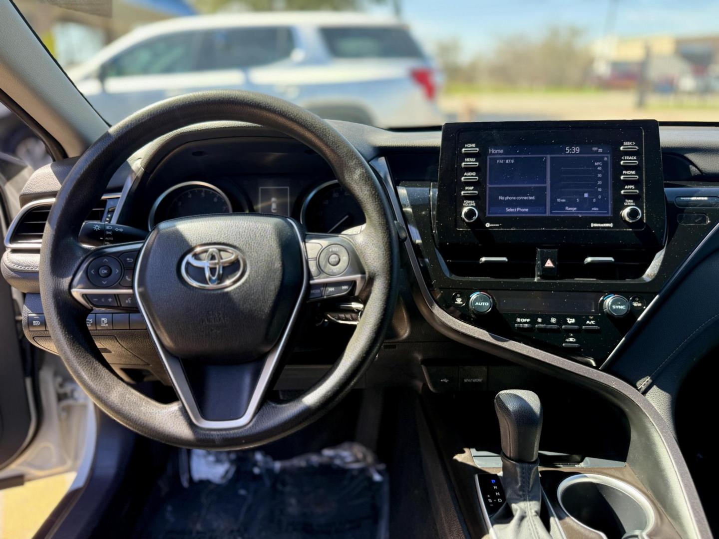 2023 Ice Cap /Macadamia Black Ash Toyota Camry 79444 (4T1C11AK1PU) with an 2.5L L4 DOHC 16V engine, 8-Speed Automatic transmission, located at 2401 E Main St., Grand Prairie, TX, 75050, (972) 262-4440, 32.748981, -96.969643 - Photo#11