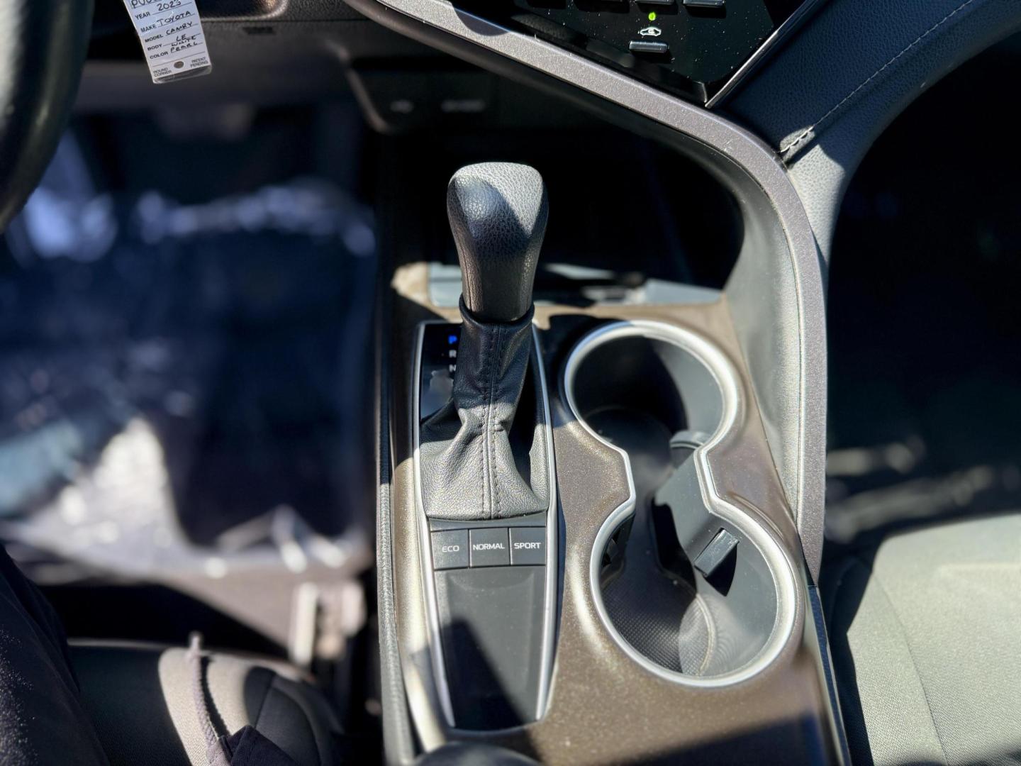 2023 Ice Cap /Macadamia Black Ash Toyota Camry 79444 (4T1C11AK1PU) with an 2.5L L4 DOHC 16V engine, 8-Speed Automatic transmission, located at 2401 E Main St., Grand Prairie, TX, 75050, (972) 262-4440, 32.748981, -96.969643 - Photo#15