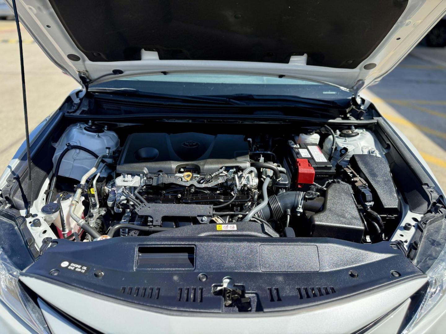 2023 Ice Cap /Macadamia Black Ash Toyota Camry 79444 (4T1C11AK1PU) with an 2.5L L4 DOHC 16V engine, 8-Speed Automatic transmission, located at 2401 E Main St., Grand Prairie, TX, 75050, (972) 262-4440, 32.748981, -96.969643 - Photo#20