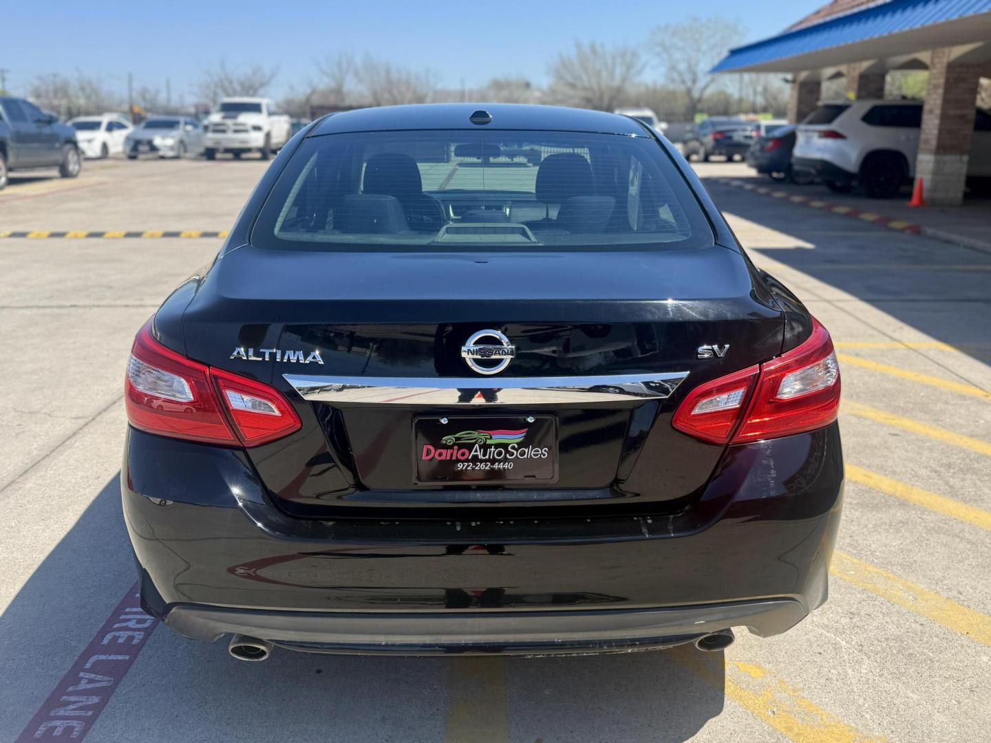 2017 Super Black /Beige, cloth Charcoal, cloth Nissan Altima 56189 (1N4AL3AP7HC) with an 2.5L L4 DOHC 16V engine, Continuously Variable Transmission transmission, located at 2401 E Main St., Grand Prairie, TX, 75050, (972) 262-4440, 32.748981, -96.969643 - Photo#3