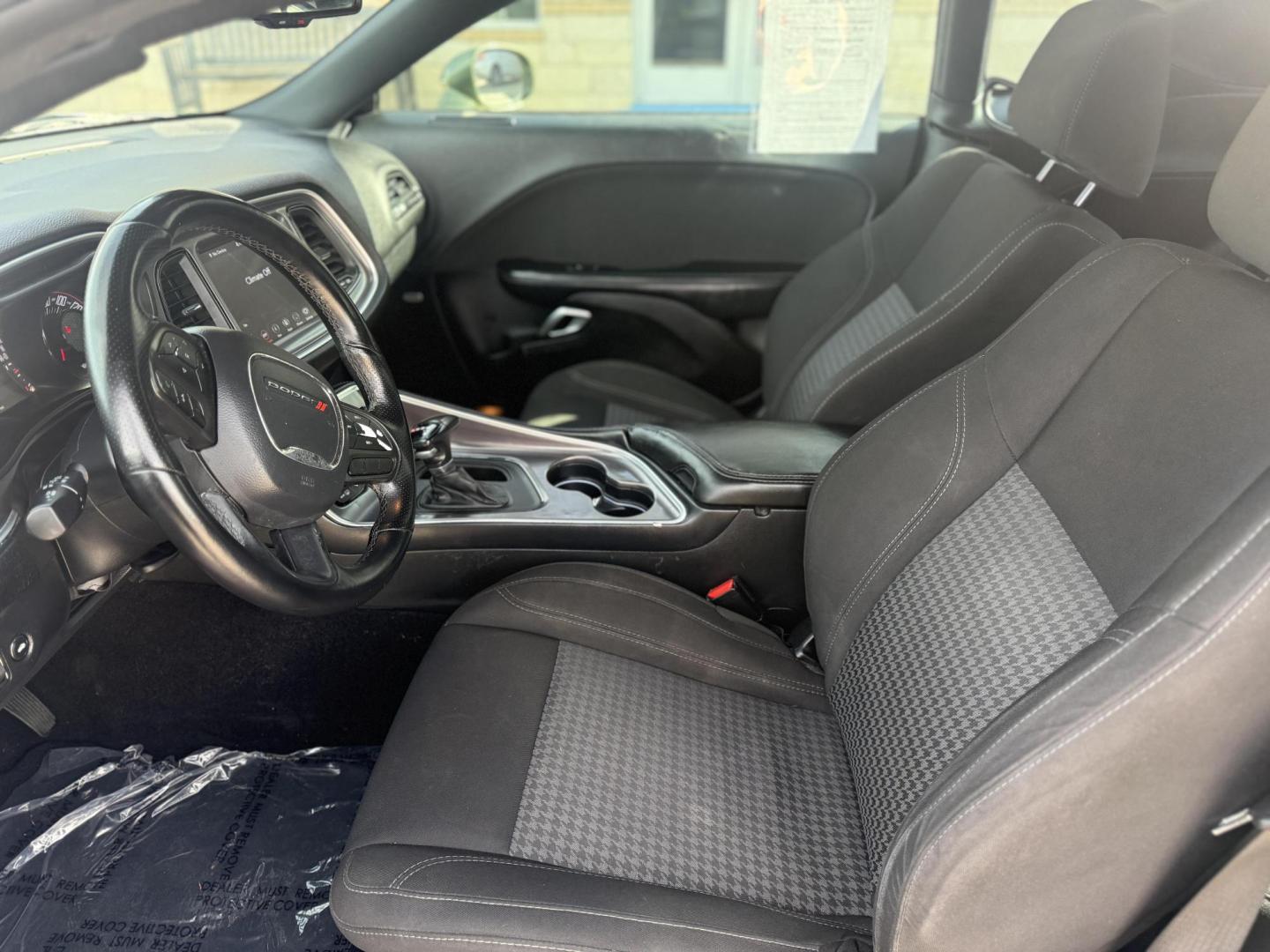 2021 F8 Green /Black, cloth Black, premium leather Black/Caramel, Dodge Challenger 74813 (2C3CDZAG4MH) with an 3.6L V6 DOHC 24V engine, 8-Speed Automatic transmission, located at 2401 E Main St., Grand Prairie, TX, 75050, (972) 262-4440, 32.748981, -96.969643 - Photo#9