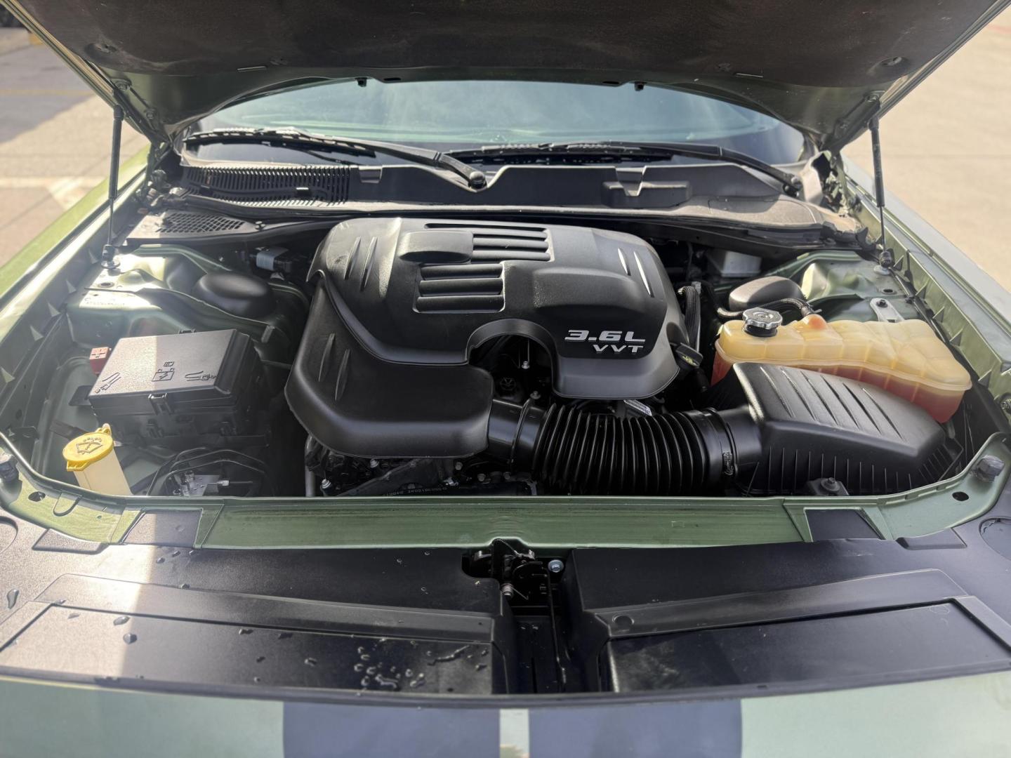 2021 F8 Green /Black, cloth Black, premium leather Black/Caramel, Dodge Challenger 74813 (2C3CDZAG4MH) with an 3.6L V6 DOHC 24V engine, 8-Speed Automatic transmission, located at 2401 E Main St., Grand Prairie, TX, 75050, (972) 262-4440, 32.748981, -96.969643 - Photo#15