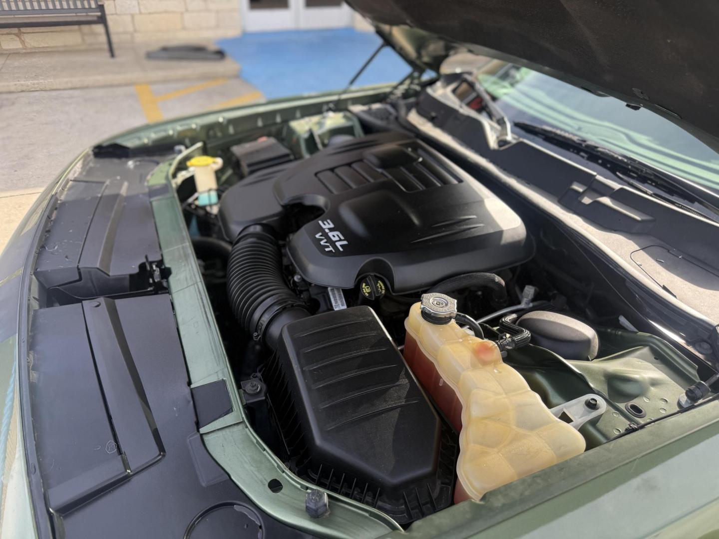 2021 F8 Green /Black, cloth Black, premium leather Black/Caramel, Dodge Challenger 74813 (2C3CDZAG4MH) with an 3.6L V6 DOHC 24V engine, 8-Speed Automatic transmission, located at 2401 E Main St., Grand Prairie, TX, 75050, (972) 262-4440, 32.748981, -96.969643 - Photo#16