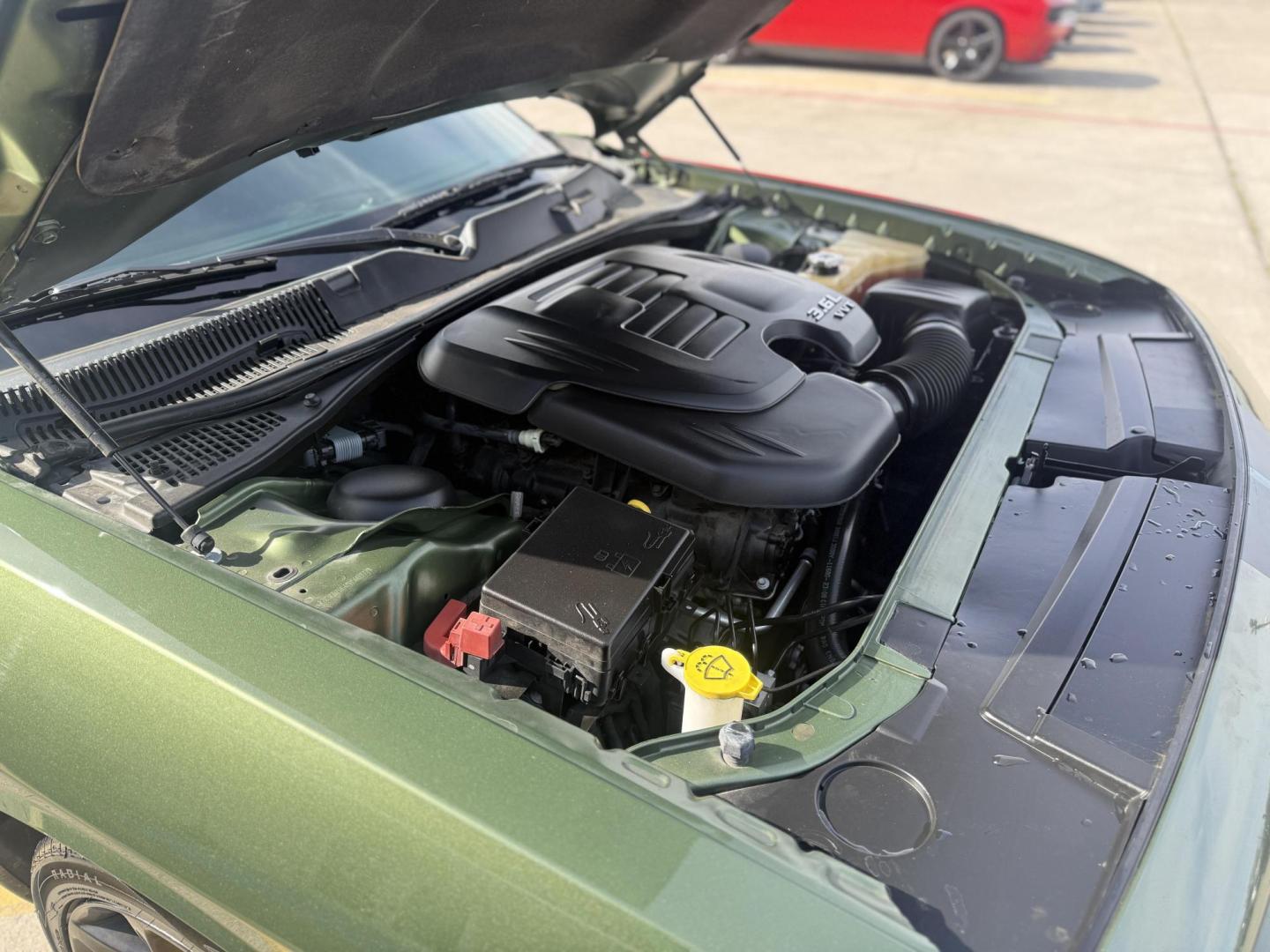 2021 F8 Green /Black, cloth Black, premium leather Black/Caramel, Dodge Challenger 74813 (2C3CDZAG4MH) with an 3.6L V6 DOHC 24V engine, 8-Speed Automatic transmission, located at 2401 E Main St., Grand Prairie, TX, 75050, (972) 262-4440, 32.748981, -96.969643 - Photo#17