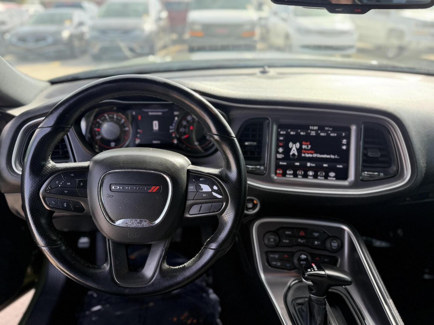 2021 F8 Green /Black, cloth Black, premium leather Black/Caramel, Dodge Challenger 74813 (2C3CDZAG4MH) with an 3.6L V6 DOHC 24V engine, 8-Speed Automatic transmission, located at 2401 E Main St., Grand Prairie, TX, 75050, (972) 262-4440, 32.748981, -96.969643 - Photo#19