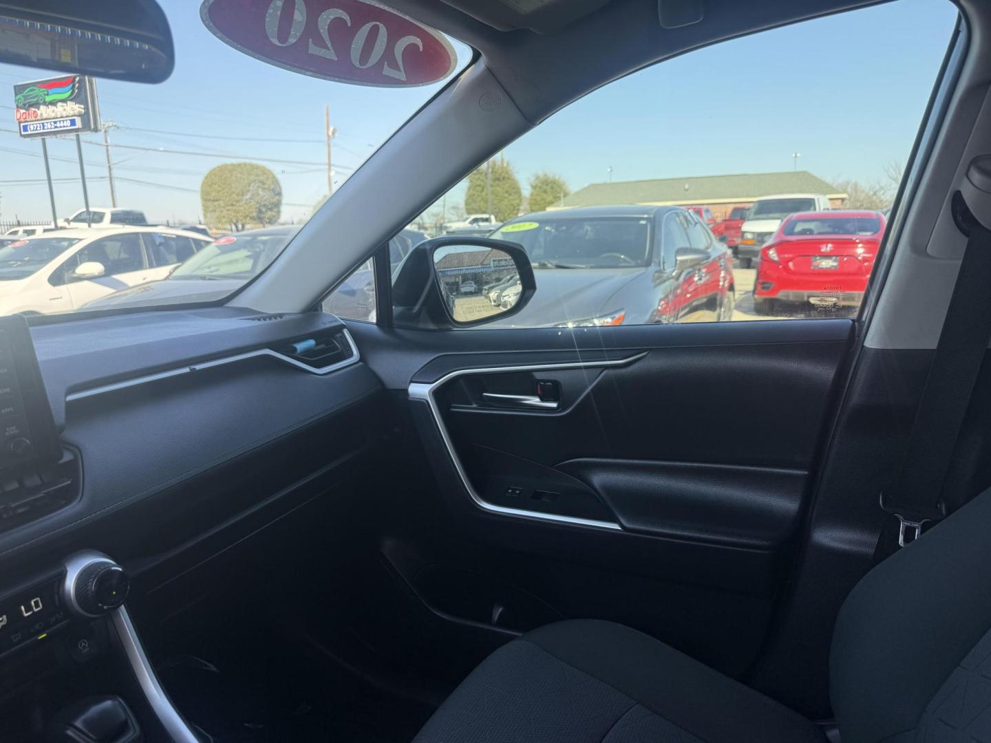 2020 Magnetic Gray Metallic /Black, cloth Light Gray, cloth Nutmeg, cloth Toyota RAV4 72579 (2T3W1RFV6LC) with an 2.5L L4 DOHC 16V engine, 8-Speed Automatic transmission, located at 2401 E Main St., Grand Prairie, TX, 75050, (972) 262-4440, 32.748981, -96.969643 - Photo#9