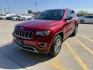 2015 Dp Cherry Red Crystal PC /Black Light Frost Beige/Black Jeep Grand Cherokee 50287 (1C4RJFBG3FC) with an 3.6L V6 DOHC 24V engine, 8-Speed Automatic transmission, located at 2401 E Main St., Grand Prairie, TX, 75050, (972) 262-4440, 32.748981, -96.969643 - Photo#0