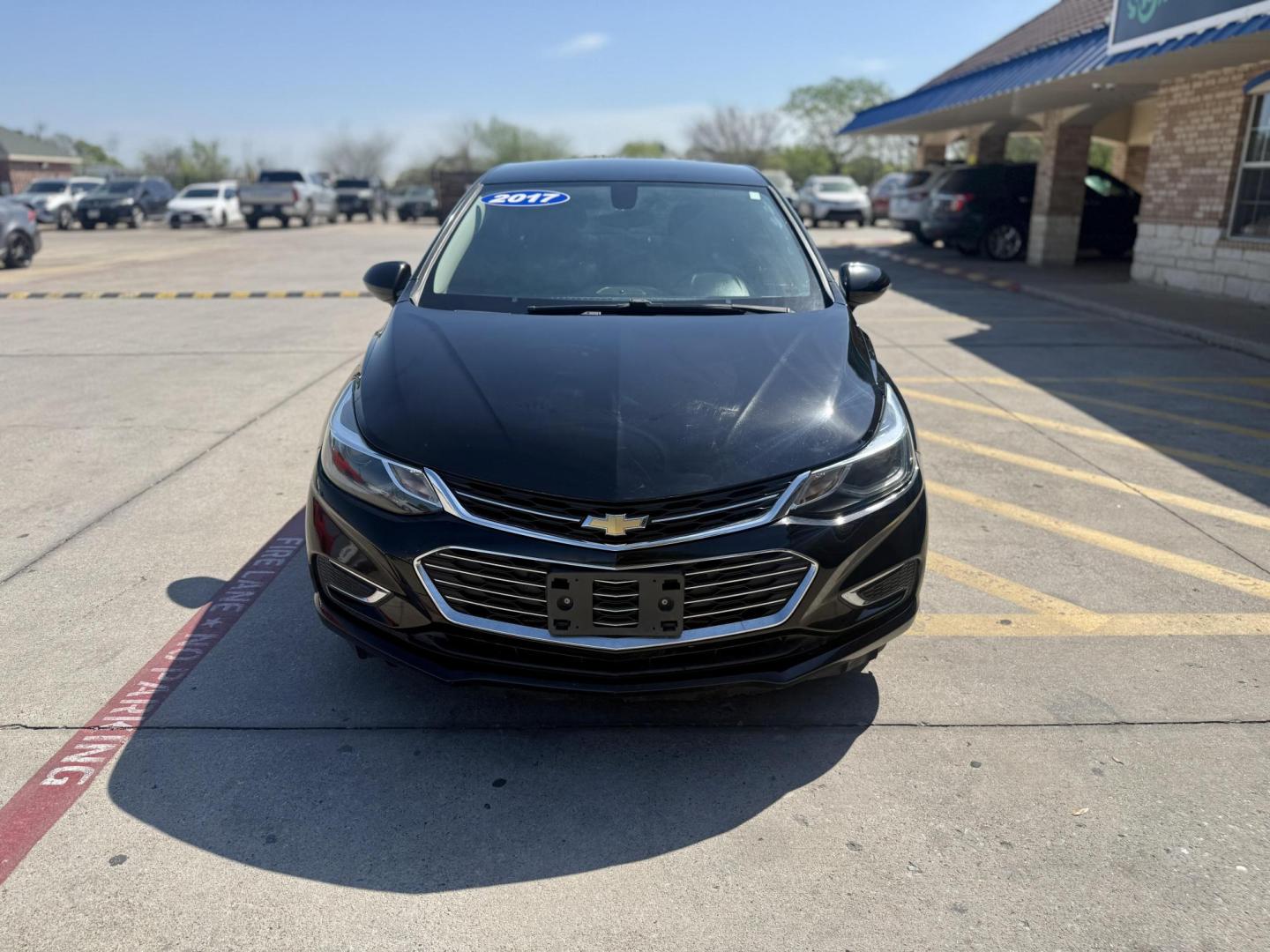 2017 Mosaic Black Metallic /Dark Atmosphere/Medium Atmosphere, leather Jet Bla Chevrolet Cruze 55694 (1G1BF5SM0H7) with an 1.4L L4 DOHC 16V TURBO engine, 6-Speed Automatic transmission, located at 2401 E Main St., Grand Prairie, TX, 75050, (972) 262-4440, 32.748981, -96.969643 - Photo#3