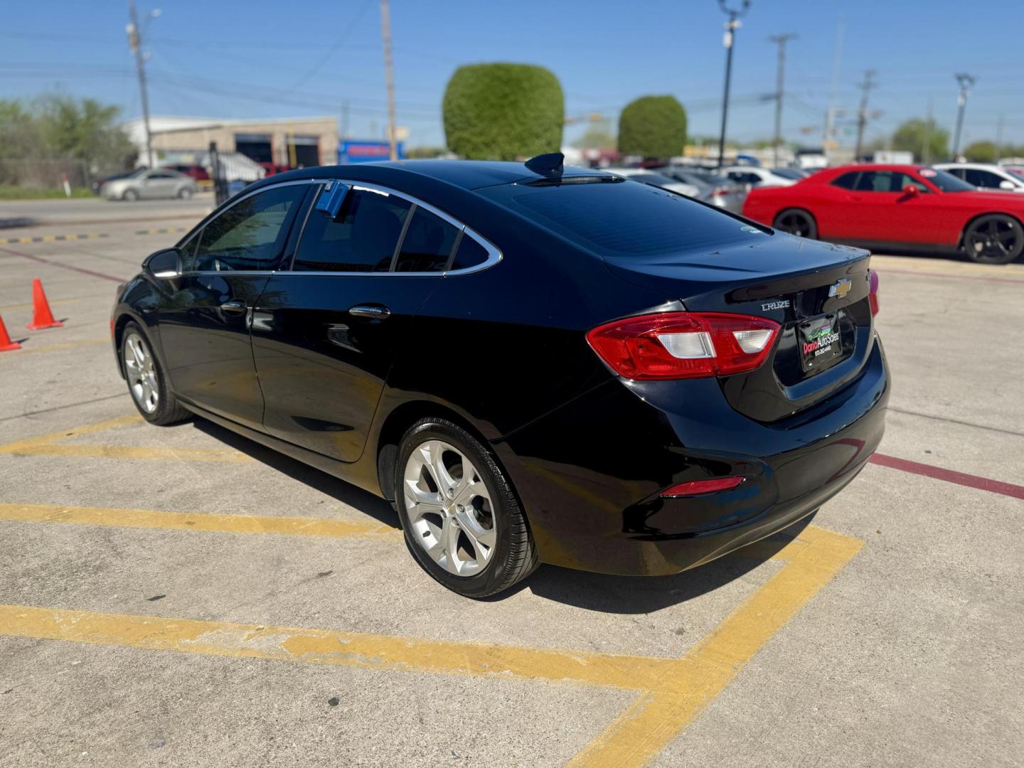 2017 Mosaic Black Metallic /Dark Atmosphere/Medium Atmosphere, leather Jet Bla Chevrolet Cruze 55694 (1G1BF5SM0H7) with an 1.4L L4 DOHC 16V TURBO engine, 6-Speed Automatic transmission, located at 2401 E Main St., Grand Prairie, TX, 75050, (972) 262-4440, 32.748981, -96.969643 - Photo#5