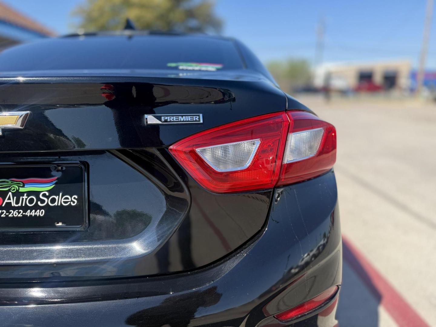2017 Mosaic Black Metallic /Dark Atmosphere/Medium Atmosphere, leather Jet Bla Chevrolet Cruze 55694 (1G1BF5SM0H7) with an 1.4L L4 DOHC 16V TURBO engine, 6-Speed Automatic transmission, located at 2401 E Main St., Grand Prairie, TX, 75050, (972) 262-4440, 32.748981, -96.969643 - Photo#7