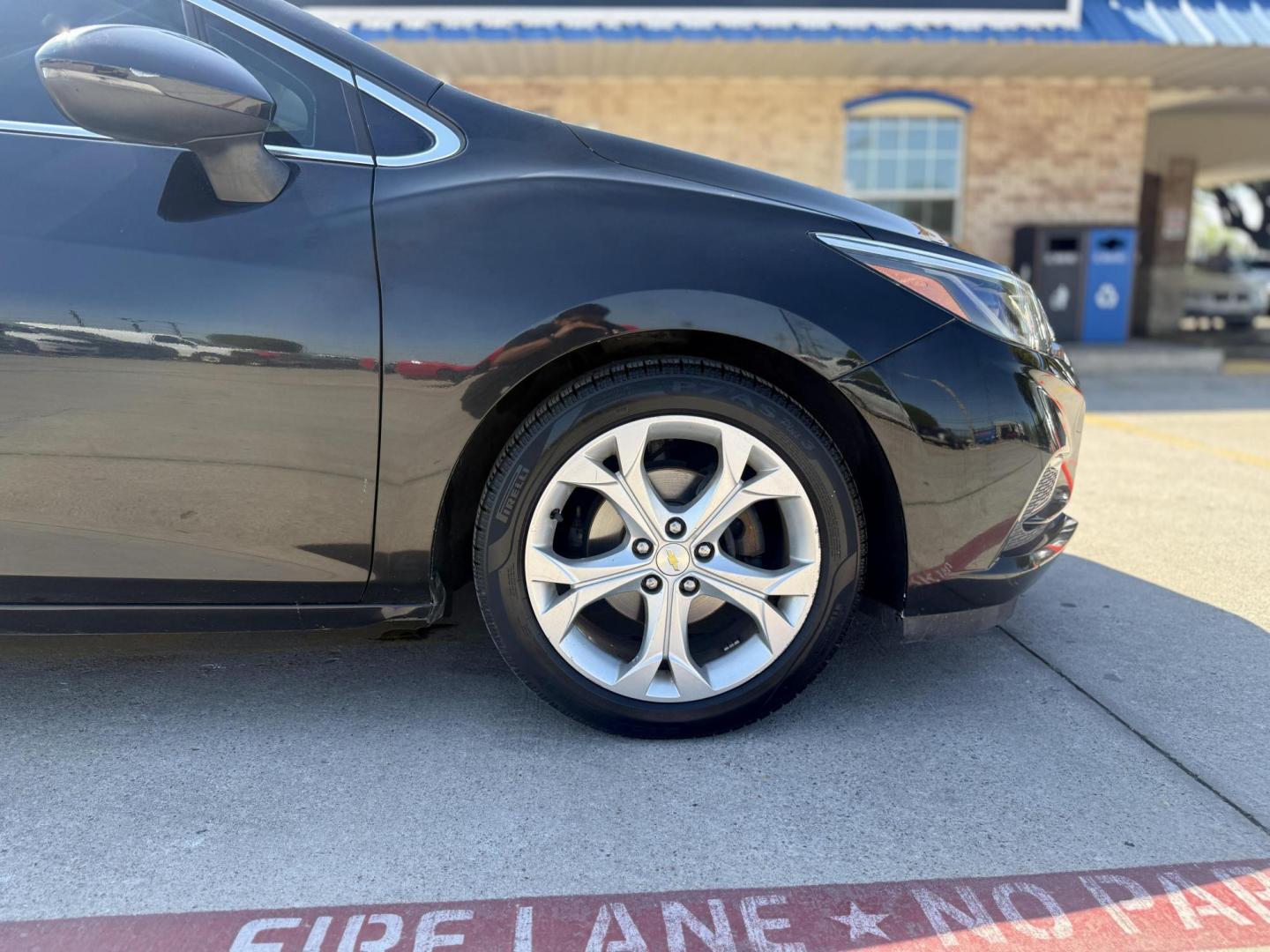 2017 Mosaic Black Metallic /Dark Atmosphere/Medium Atmosphere, leather Jet Bla Chevrolet Cruze 55694 (1G1BF5SM0H7) with an 1.4L L4 DOHC 16V TURBO engine, 6-Speed Automatic transmission, located at 2401 E Main St., Grand Prairie, TX, 75050, (972) 262-4440, 32.748981, -96.969643 - Photo#10