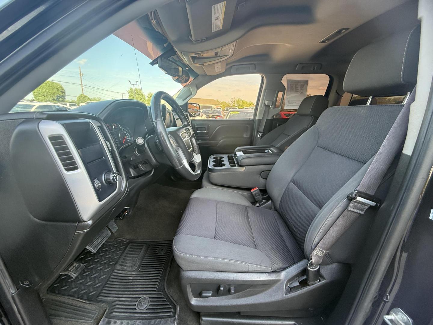2017 Onyx Black /Cocoa/Dune, cloth Dark Ash Seats w/Jet Black Inter GMC Sierra 1500 56472 (1GTR1MEC8HZ) with an 5.3L V8 OHV 16V engine, 6-Speed Automatic transmission, located at 2401 E Main St., Grand Prairie, TX, 75050, (972) 262-4440, 32.748981, -96.969643 - Photo#11