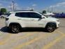 2020 White Clear Coat /Black, premium cloth/vinyl Black/Ski Grey, premium Jeep Compass 70548 (3C4NJCBB1LT) with an 2.4L L4 DOHC 16V engine, Continuously Variable Transmission5-Speed Manual transmission, located at 2401 E Main St., Grand Prairie, TX, 75050, (972) 262-4440, 32.748981, -96.969643 - Photo#4