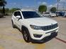 2020 White Clear Coat /Black, premium cloth/vinyl Black/Ski Grey, premium Jeep Compass 70548 (3C4NJCBB1LT) with an 2.4L L4 DOHC 16V engine, Continuously Variable Transmission5-Speed Manual transmission, located at 2401 E Main St., Grand Prairie, TX, 75050, (972) 262-4440, 32.748981, -96.969643 - Photo#6