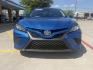 2018 Blue Crush Metallic /Ash, leatherette/cloth Black, leatherette/cloth Toyota Camry 59159 (4T1B11HK7JU) with an 2.5L L4 DOHC 16V engine, 8-Speed Automatic transmission, located at 2401 E Main St., Grand Prairie, TX, 75050, (972) 262-4440, 32.748981, -96.969643 - Photo#26