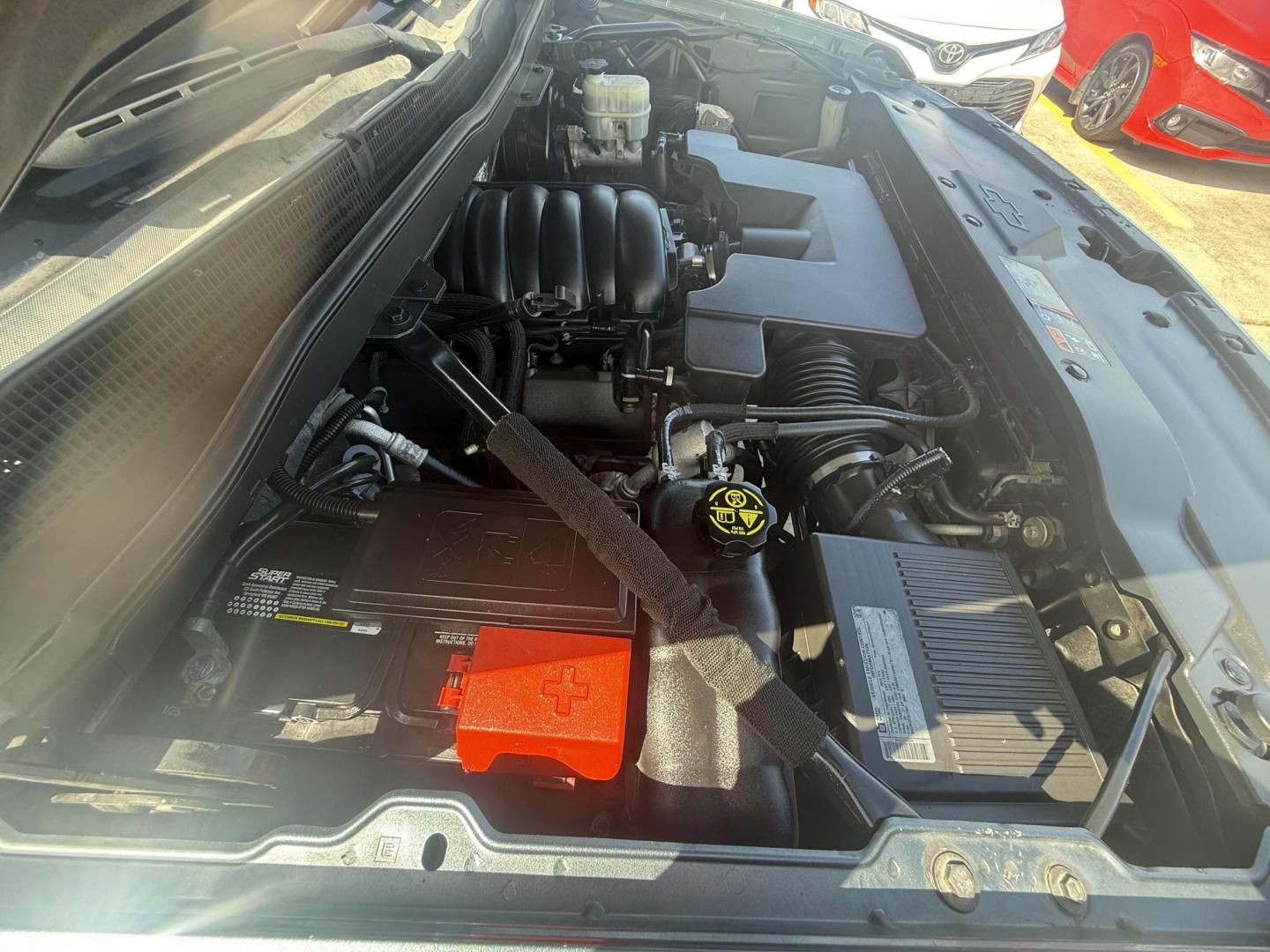 2014 Blue Granite Metallic /Cocoa/Dune Cocoa/Dune Jet Black Jet Black Jet Blac Chevrolet Silverado 1500 47042 (3GCPCREC5EG) with an 5.3L V8 OHV 16V engine, 6-Speed Automatic transmission, located at 2401 E Main St., Grand Prairie, TX, 75050, (972) 262-4440, 32.748981, -96.969643 - Photo#22